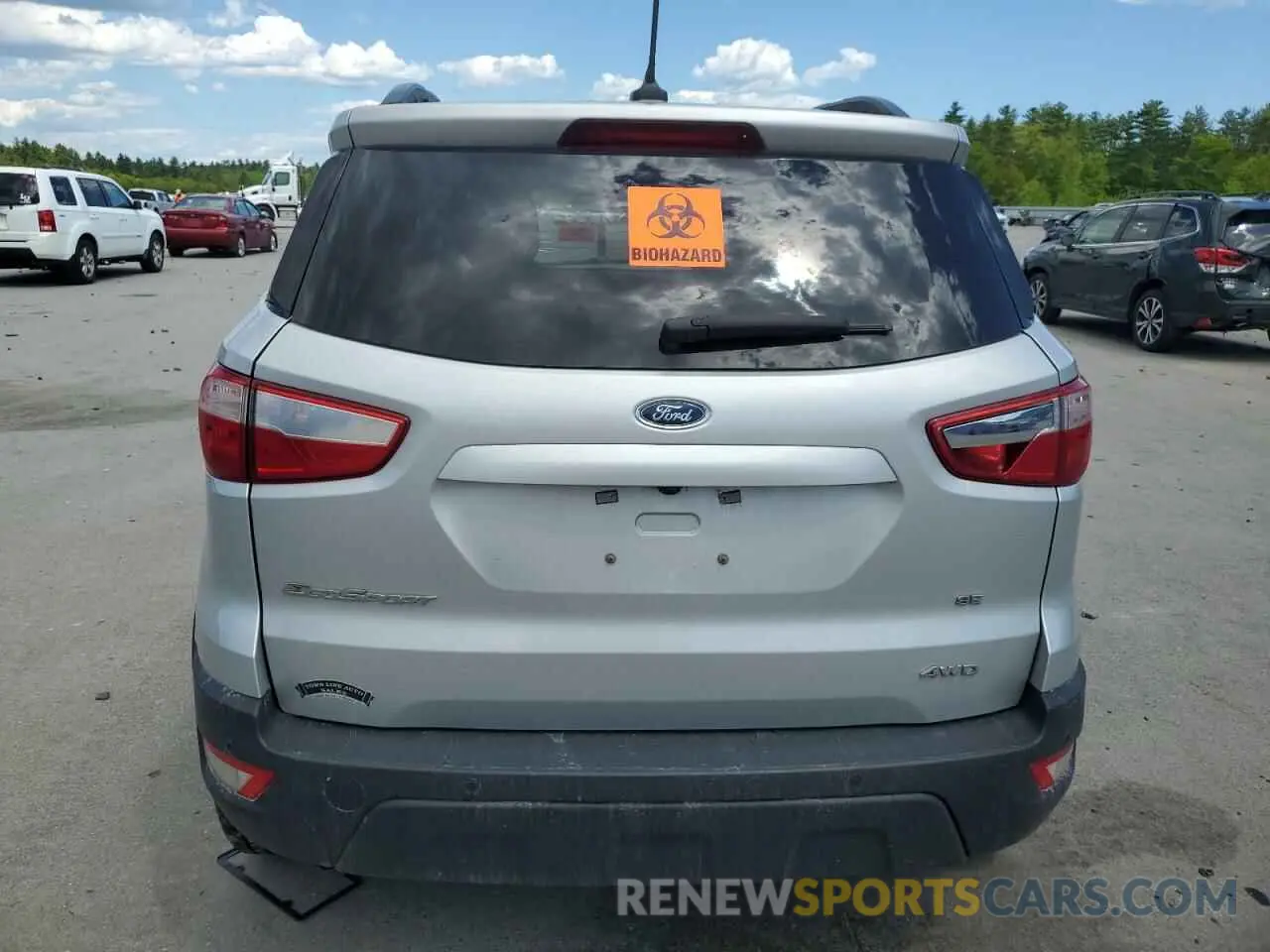 6 Photograph of a damaged car MAJ6S3GL2KC296779 FORD ECOSPORT 2019