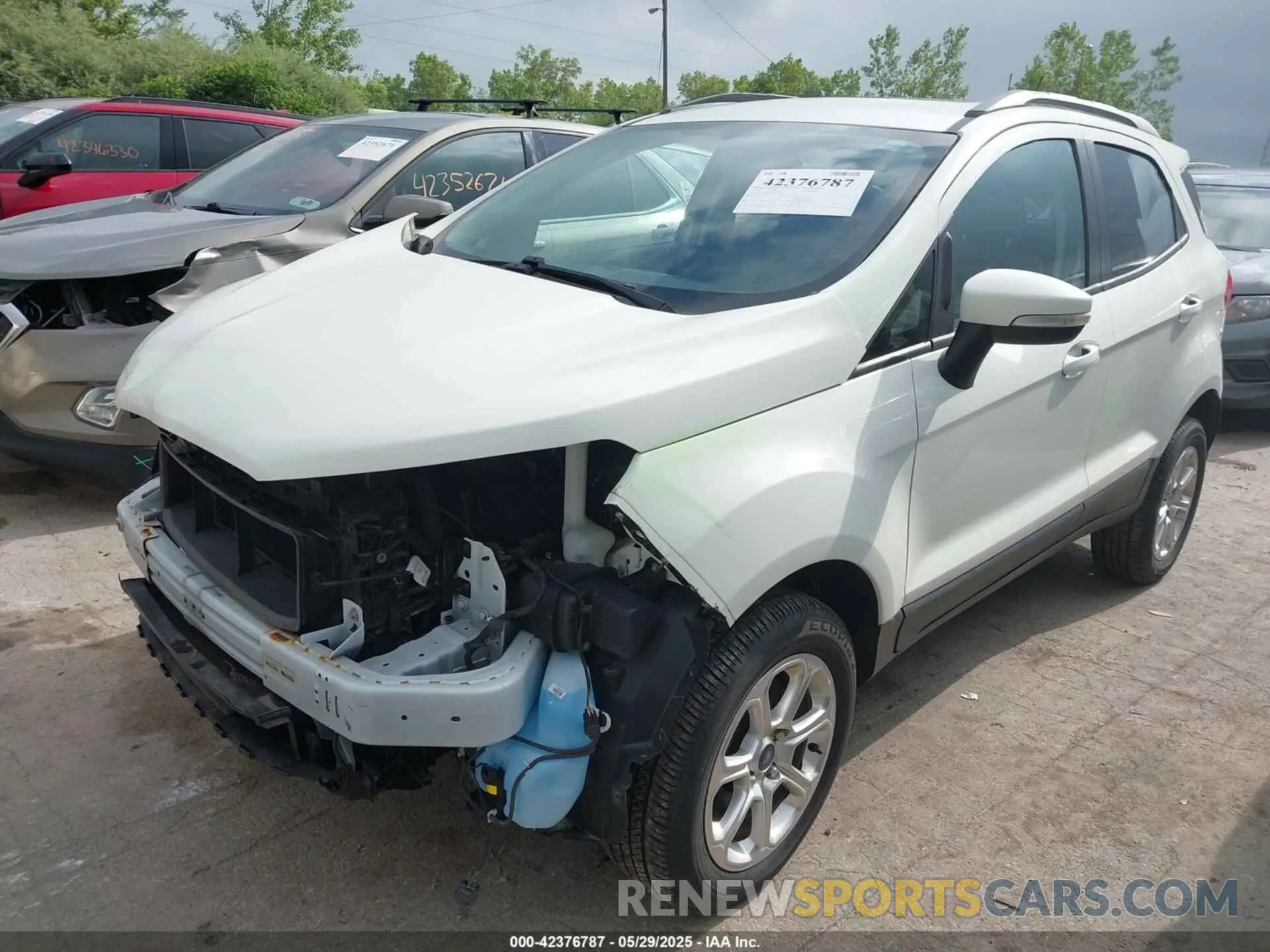 2 Photograph of a damaged car MAJ6S3GL4KC269275 FORD ECOSPORT 2019