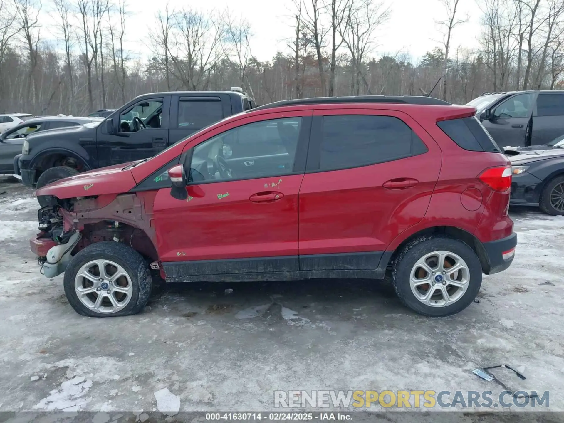 14 Photograph of a damaged car MAJ6S3GL4KC296248 FORD ECOSPORT 2019