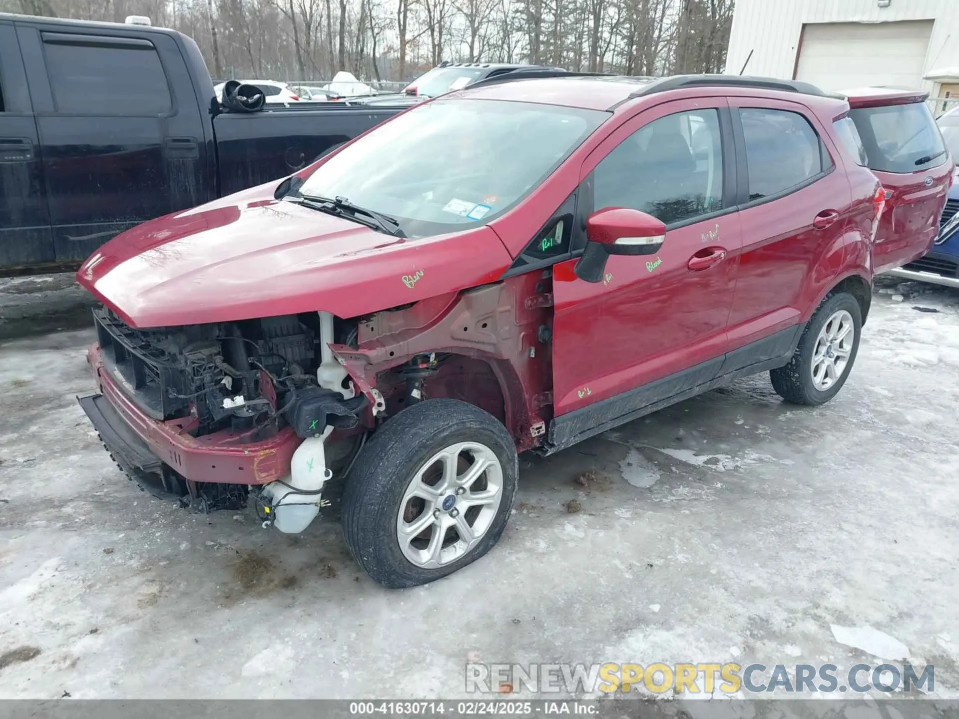 2 Photograph of a damaged car MAJ6S3GL4KC296248 FORD ECOSPORT 2019