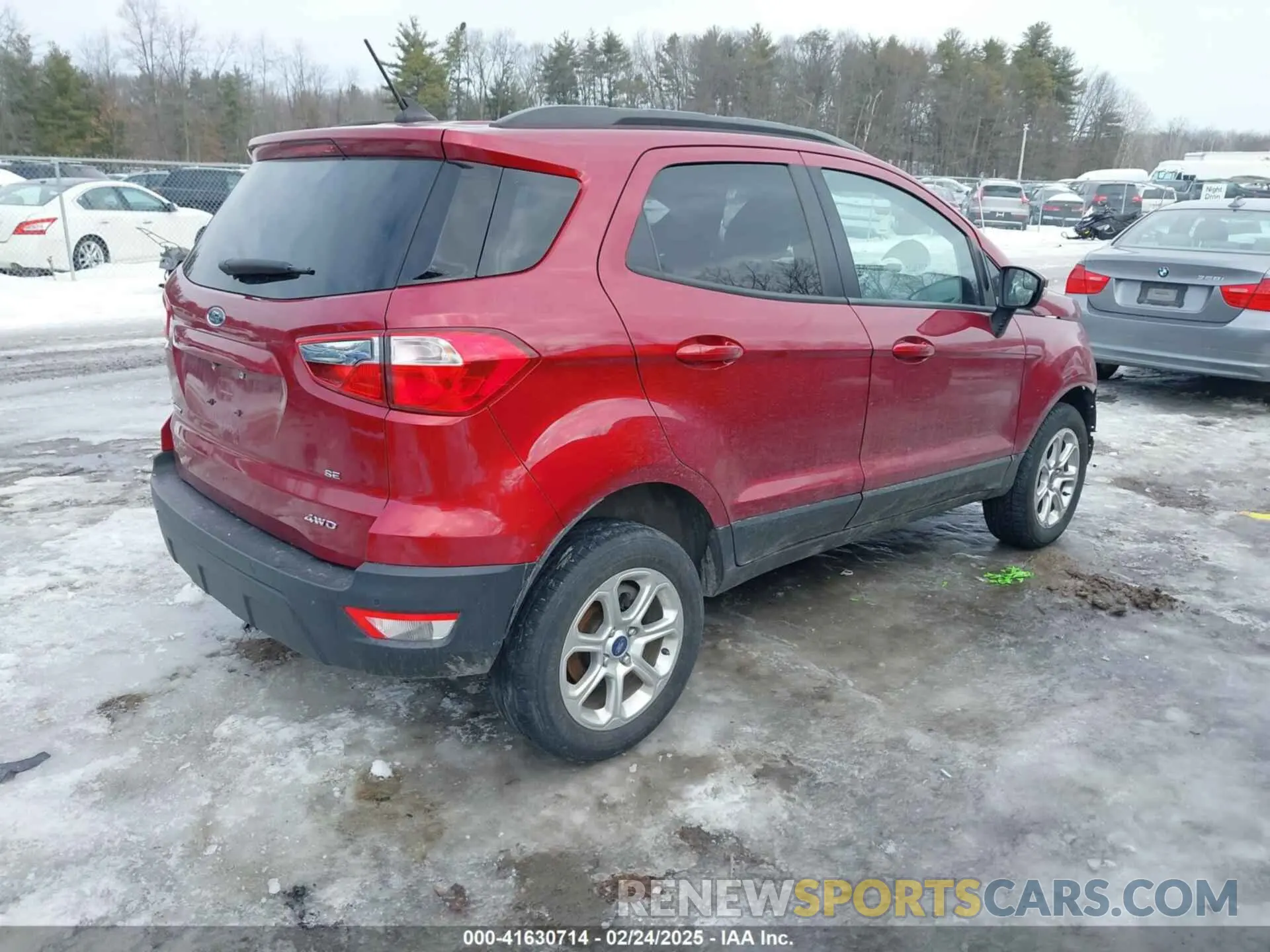 4 Photograph of a damaged car MAJ6S3GL4KC296248 FORD ECOSPORT 2019