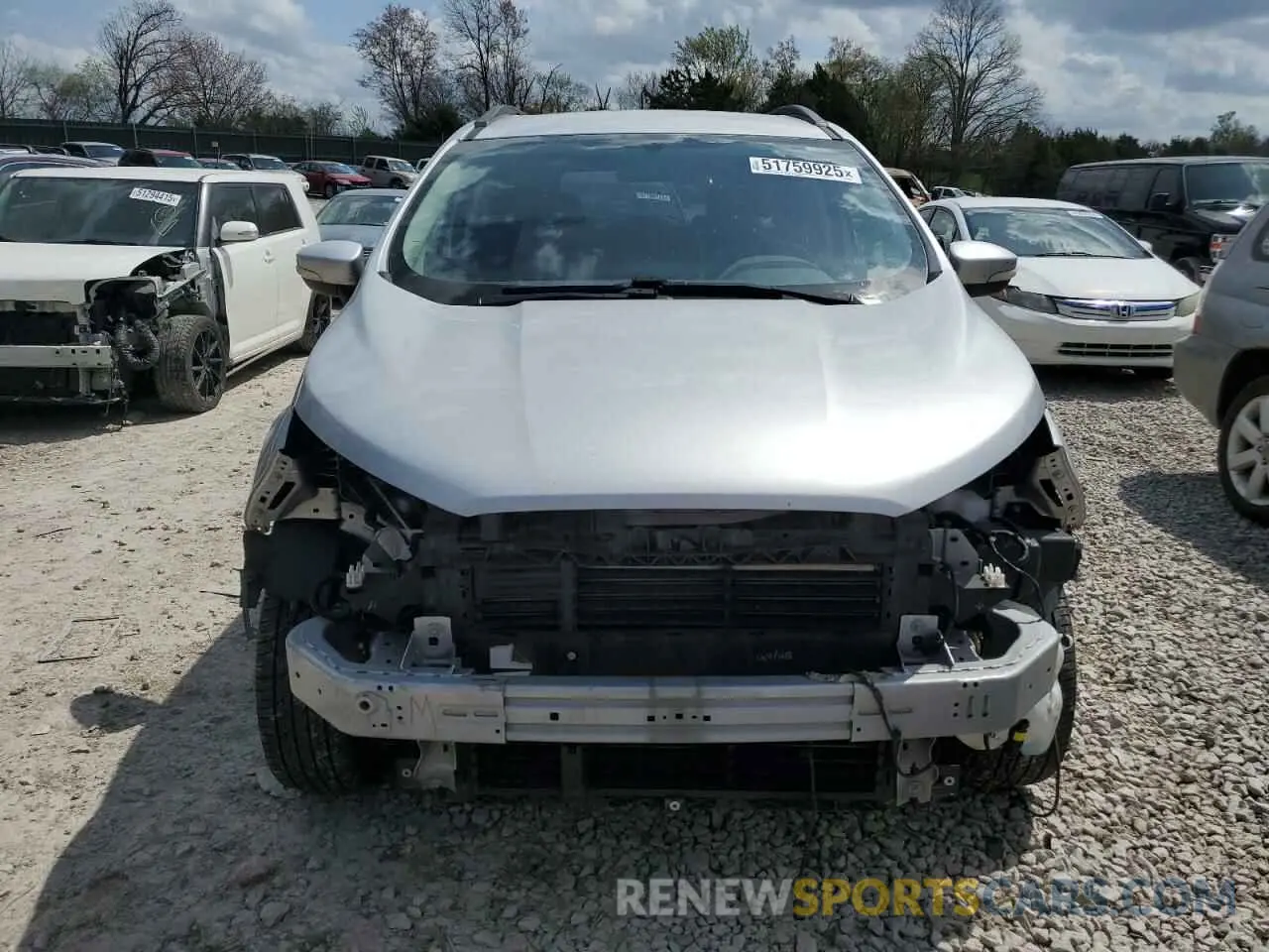 5 Photograph of a damaged car MAJ6S3GL4KC308933 FORD ECOSPORT 2019