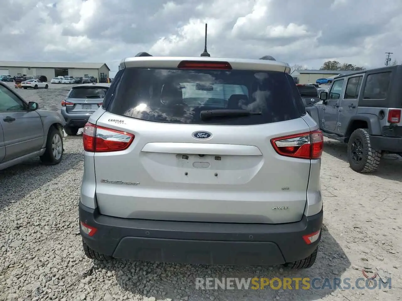 6 Photograph of a damaged car MAJ6S3GL4KC308933 FORD ECOSPORT 2019