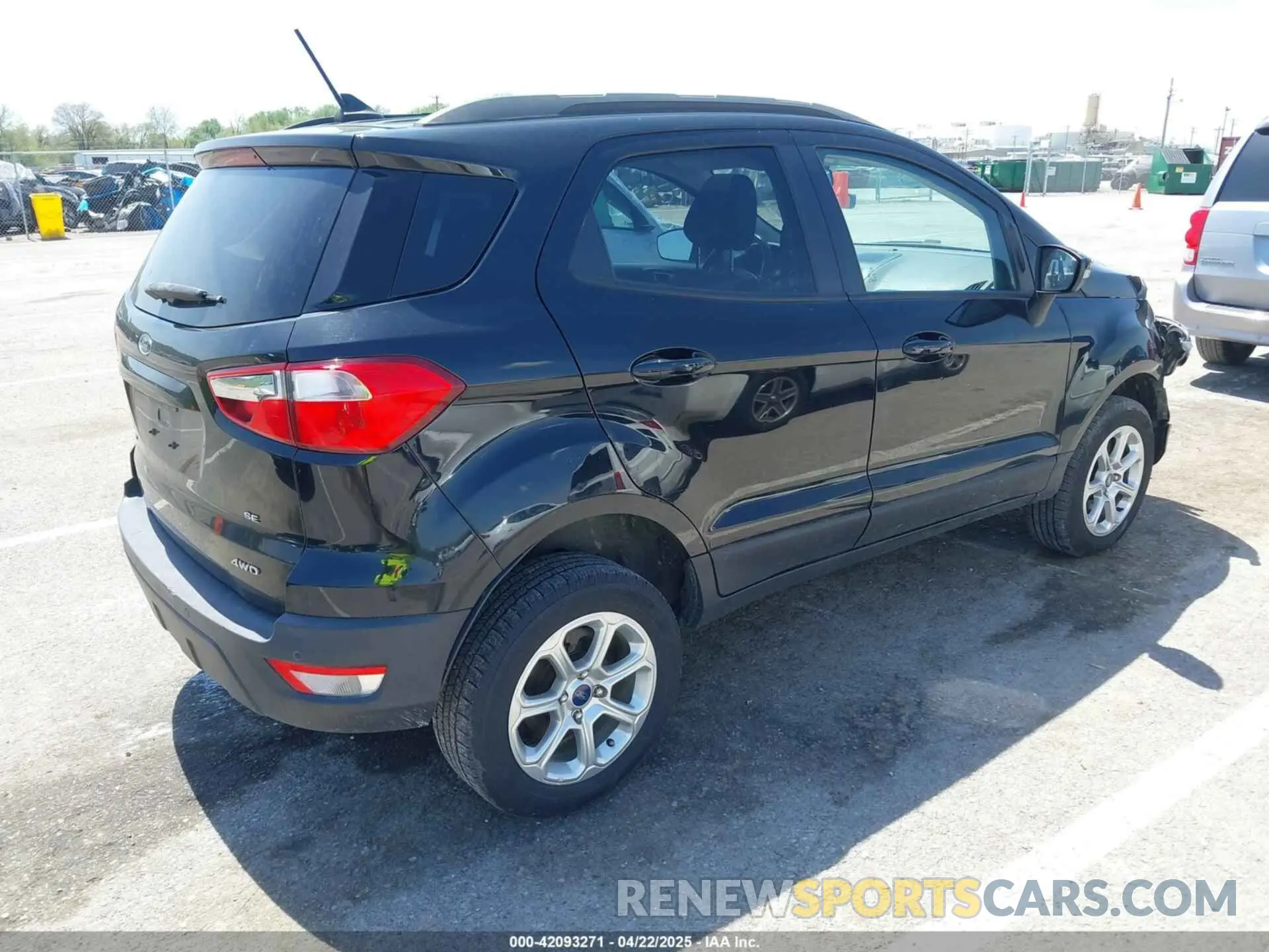 4 Photograph of a damaged car MAJ6S3GL5KC256700 FORD ECOSPORT 2019