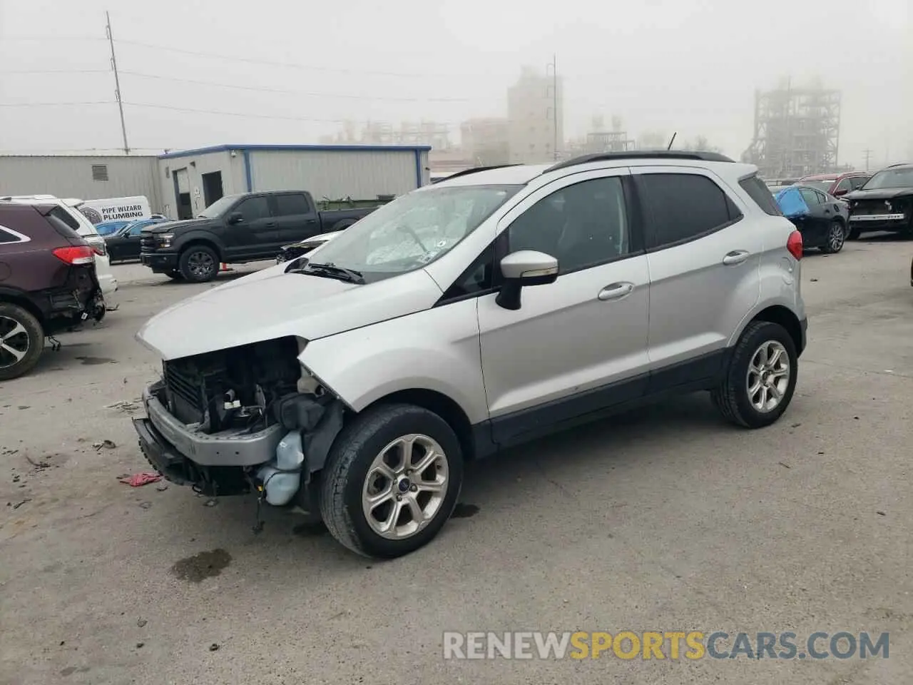 1 Photograph of a damaged car MAJ6S3GL5KC286280 FORD ECOSPORT 2019