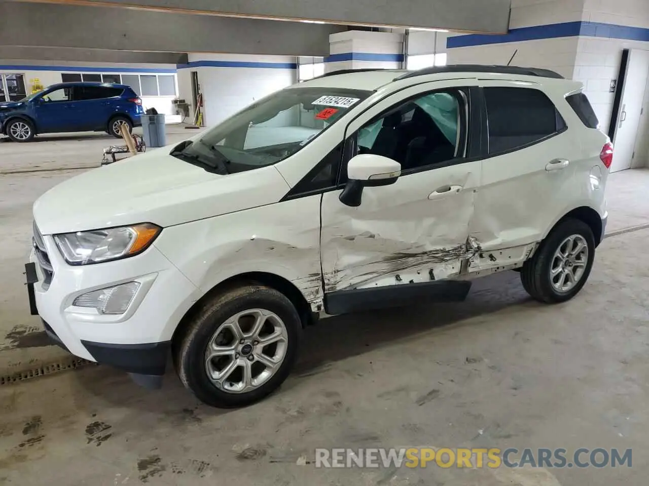 1 Photograph of a damaged car MAJ6S3GL6KC265812 FORD ECOSPORT 2019