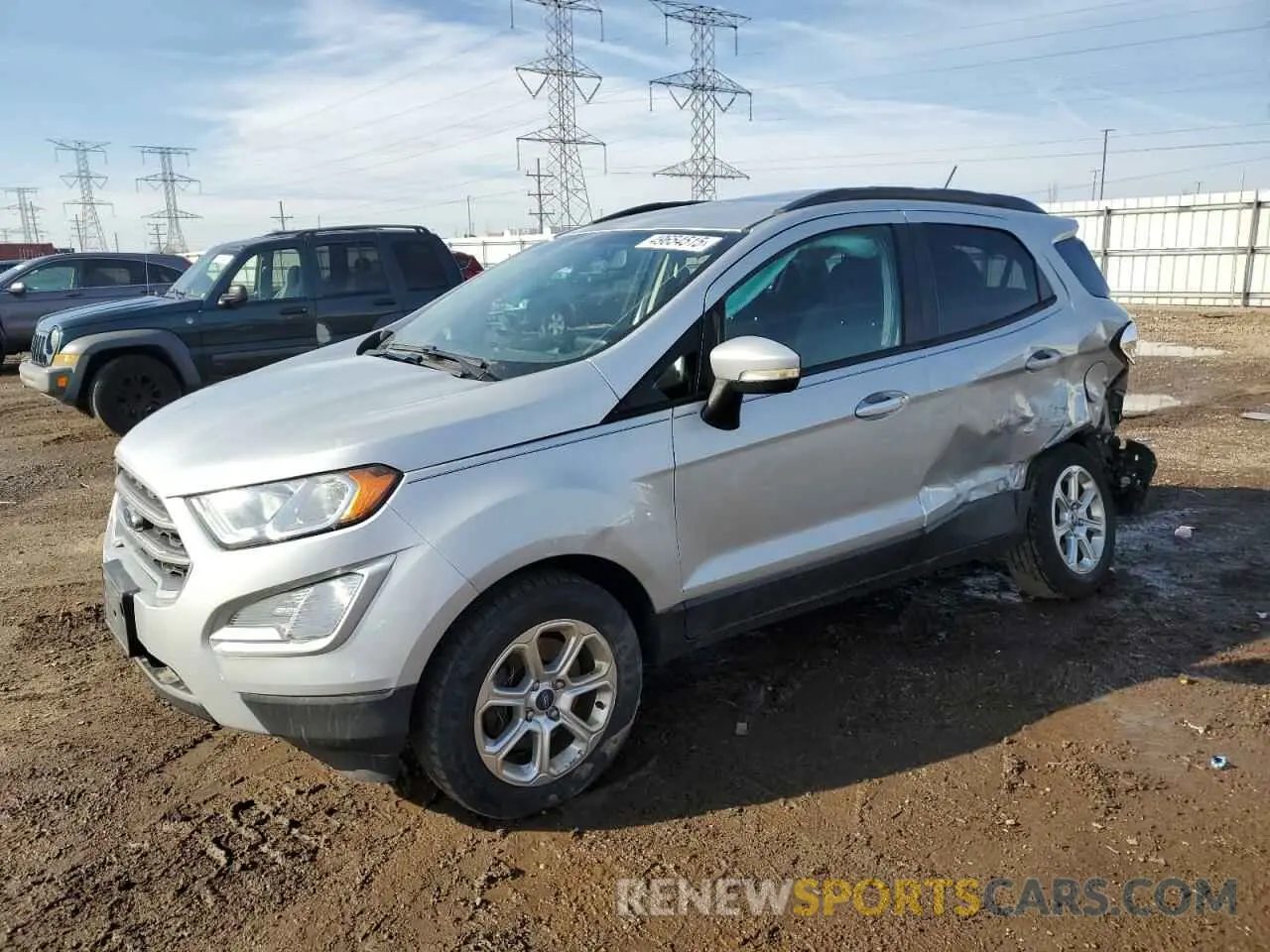 1 Photograph of a damaged car MAJ6S3GL6KC284943 FORD ECOSPORT 2019