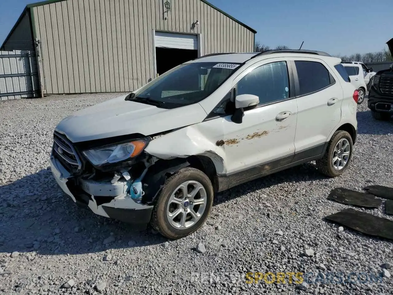1 Photograph of a damaged car MAJ6S3GL7KC266936 FORD ECOSPORT 2019
