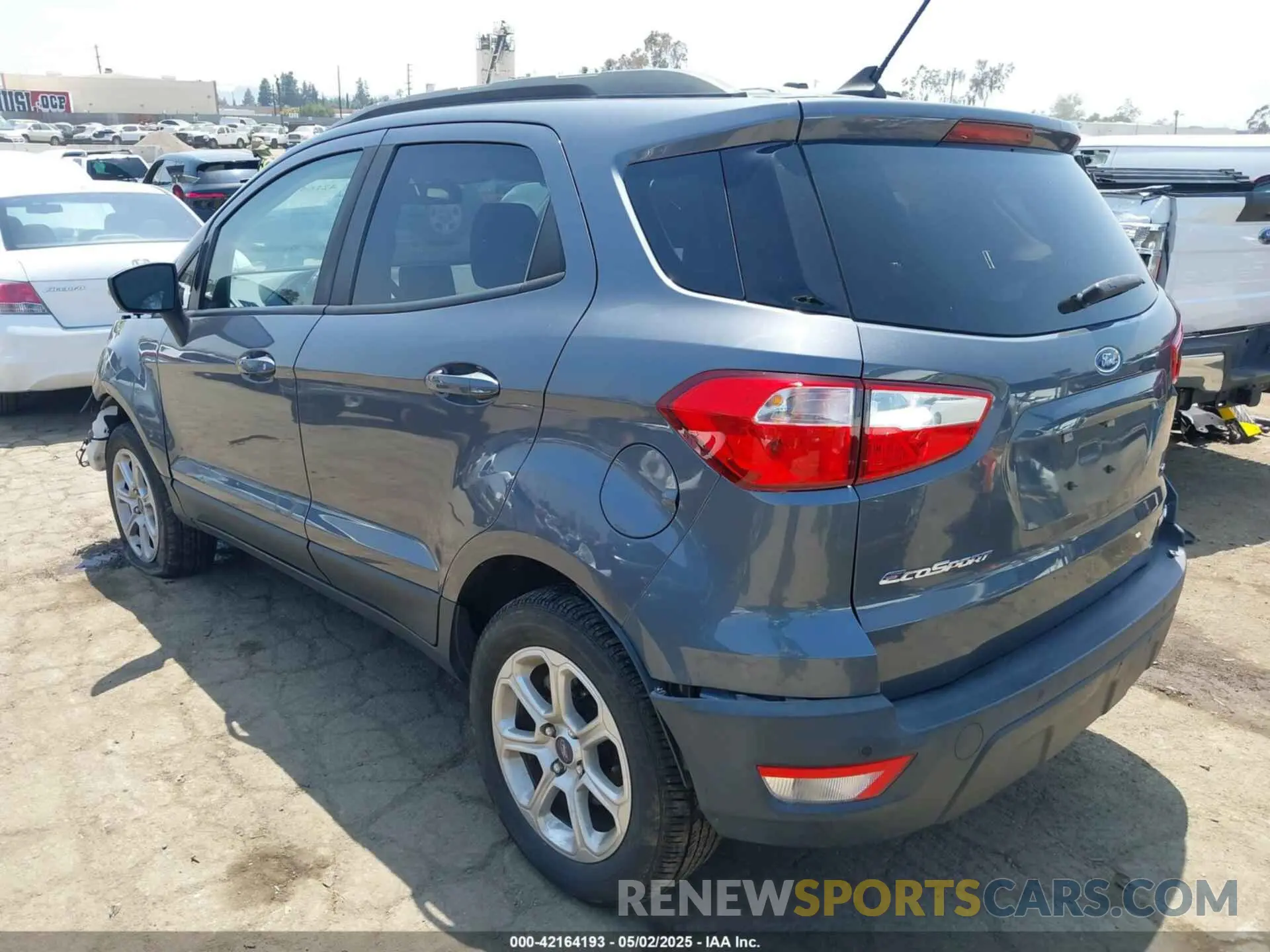 3 Photograph of a damaged car MAJ6S3GL7KC290511 FORD ECOSPORT 2019