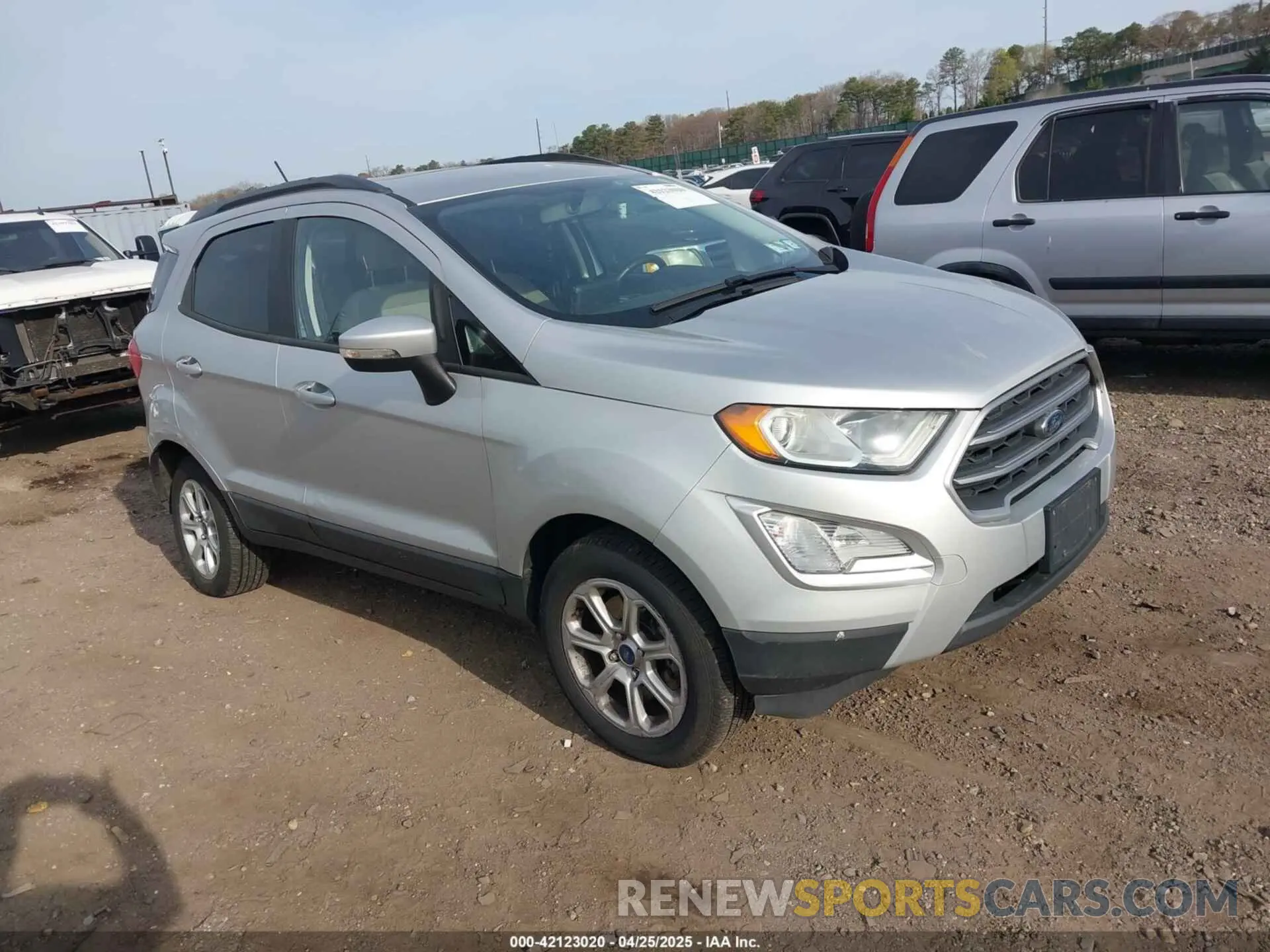 1 Photograph of a damaged car MAJ6S3GL8KC258683 FORD ECOSPORT 2019