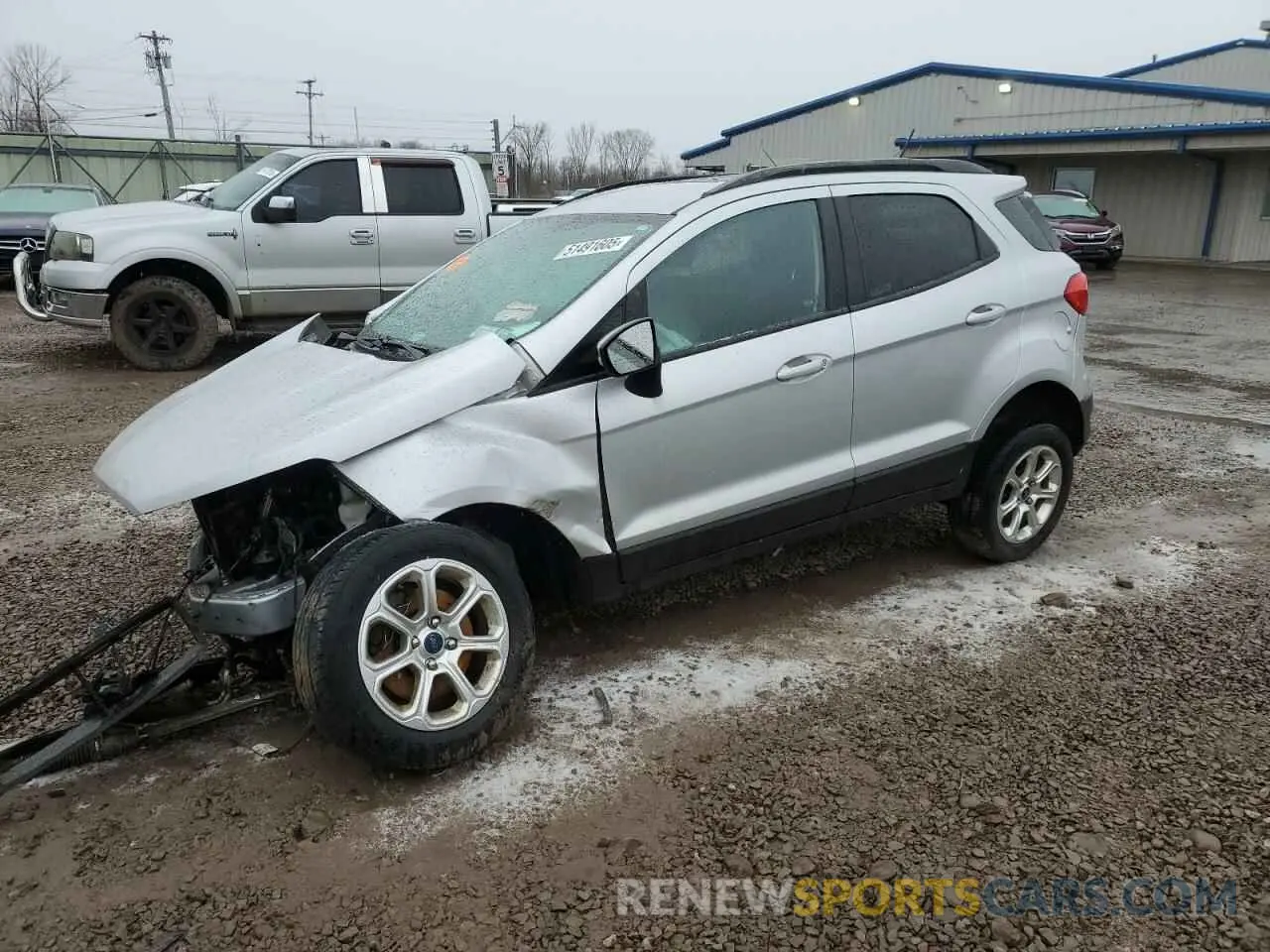 1 Photograph of a damaged car MAJ6S3GL9KC256716 FORD ECOSPORT 2019