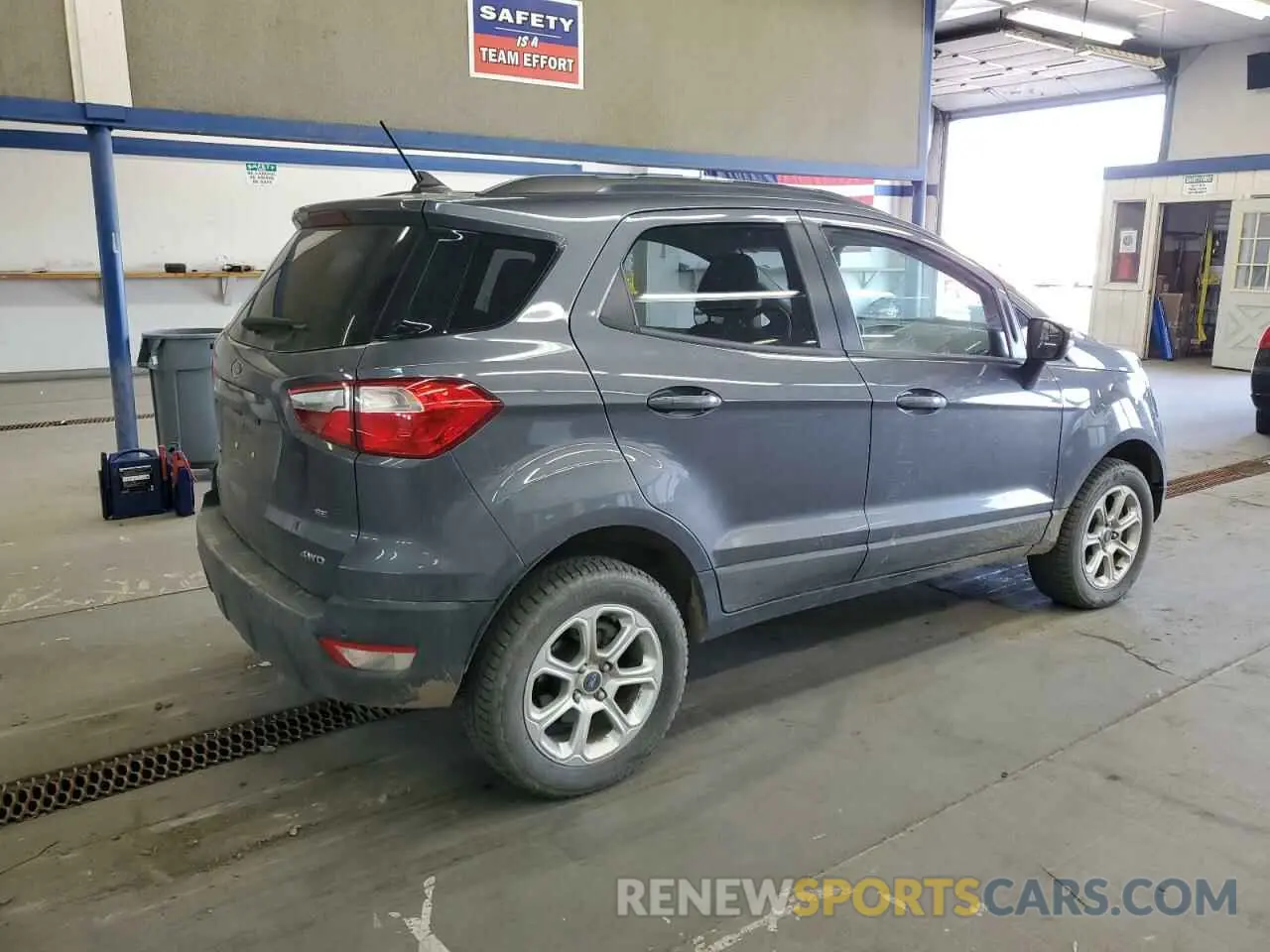 3 Photograph of a damaged car MAJ6S3GL9KC290171 FORD ECOSPORT 2019
