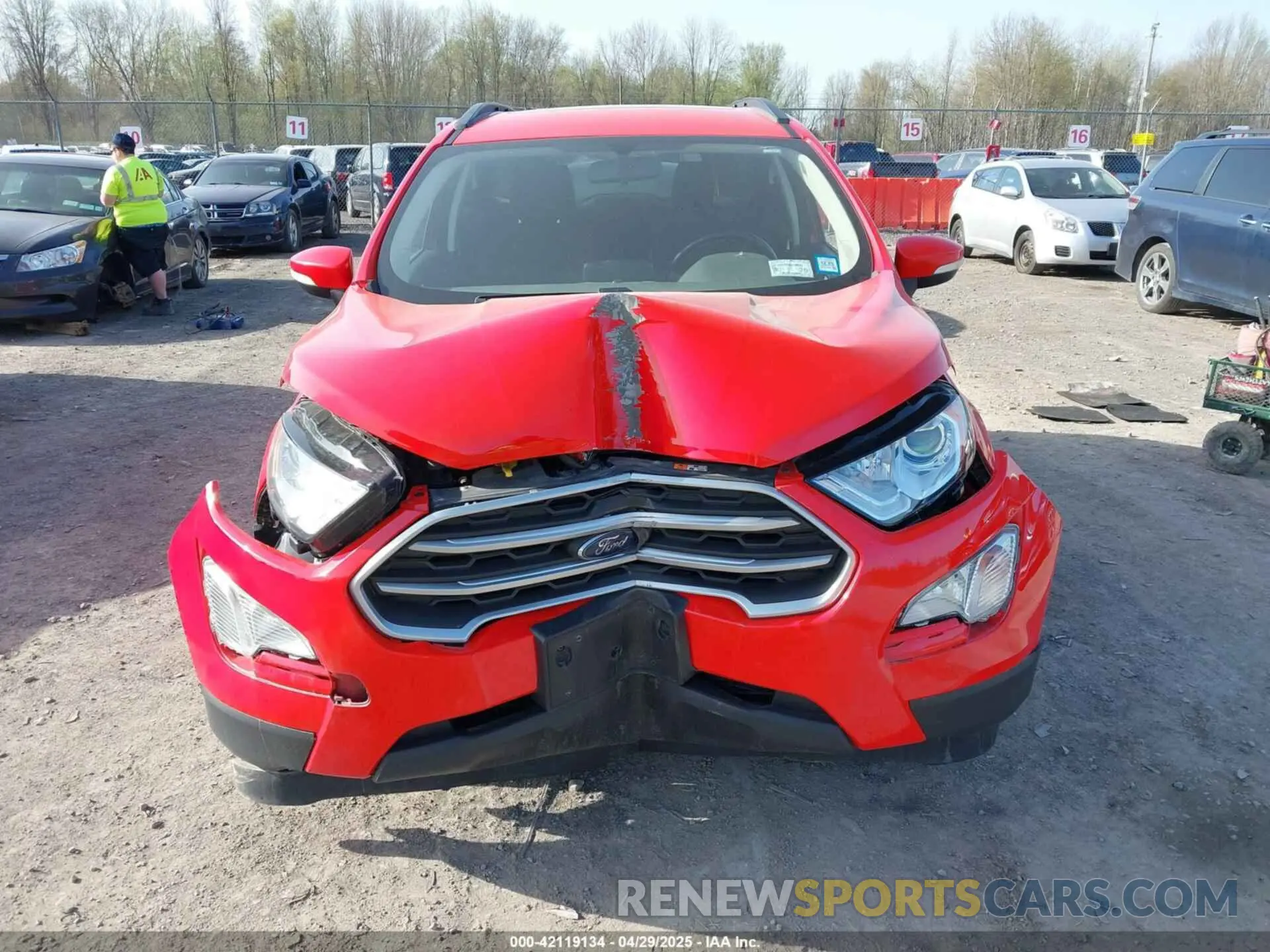 12 Photograph of a damaged car MAJ6S3GL9KC294995 FORD ECOSPORT 2019