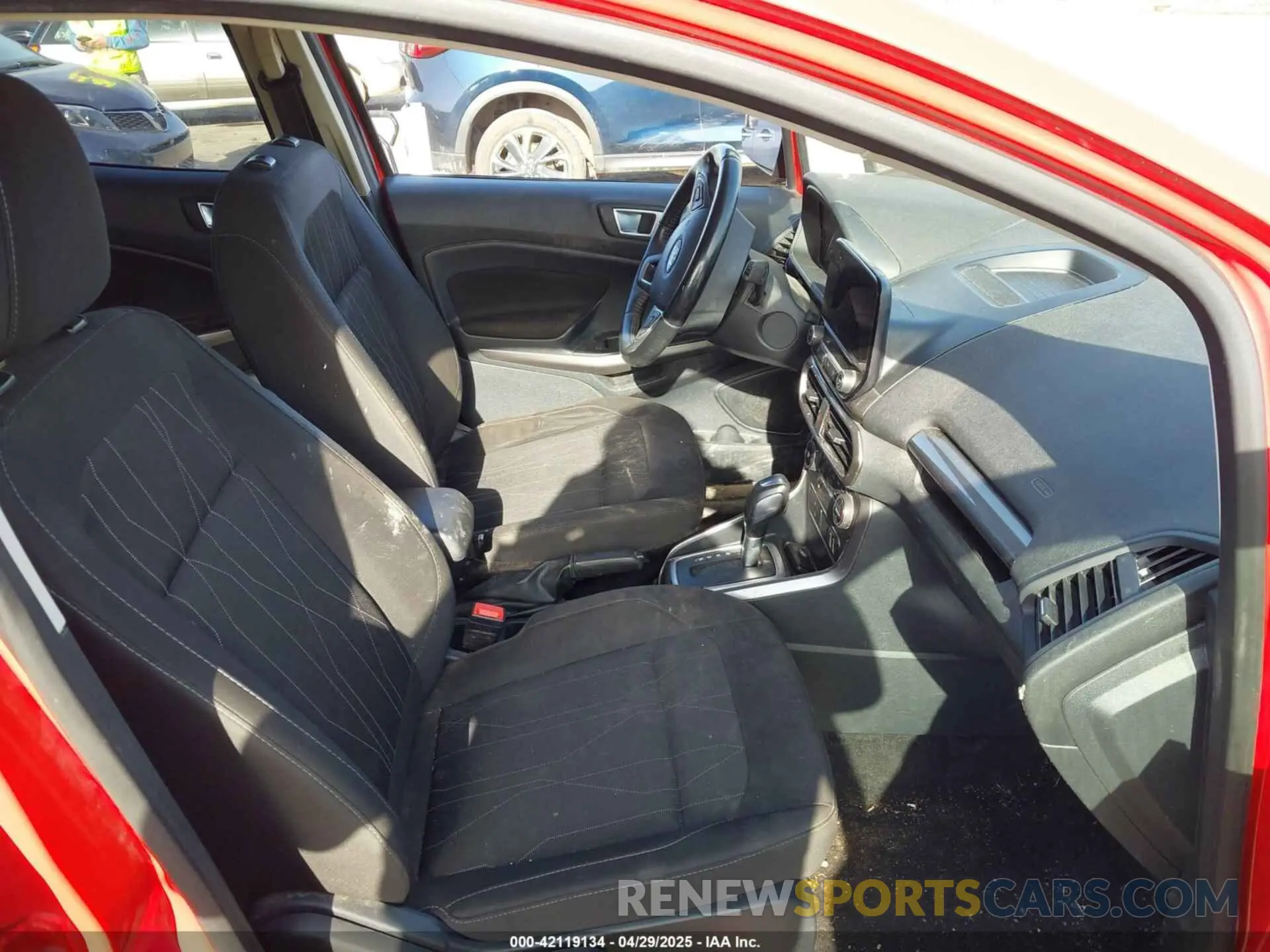 5 Photograph of a damaged car MAJ6S3GL9KC294995 FORD ECOSPORT 2019