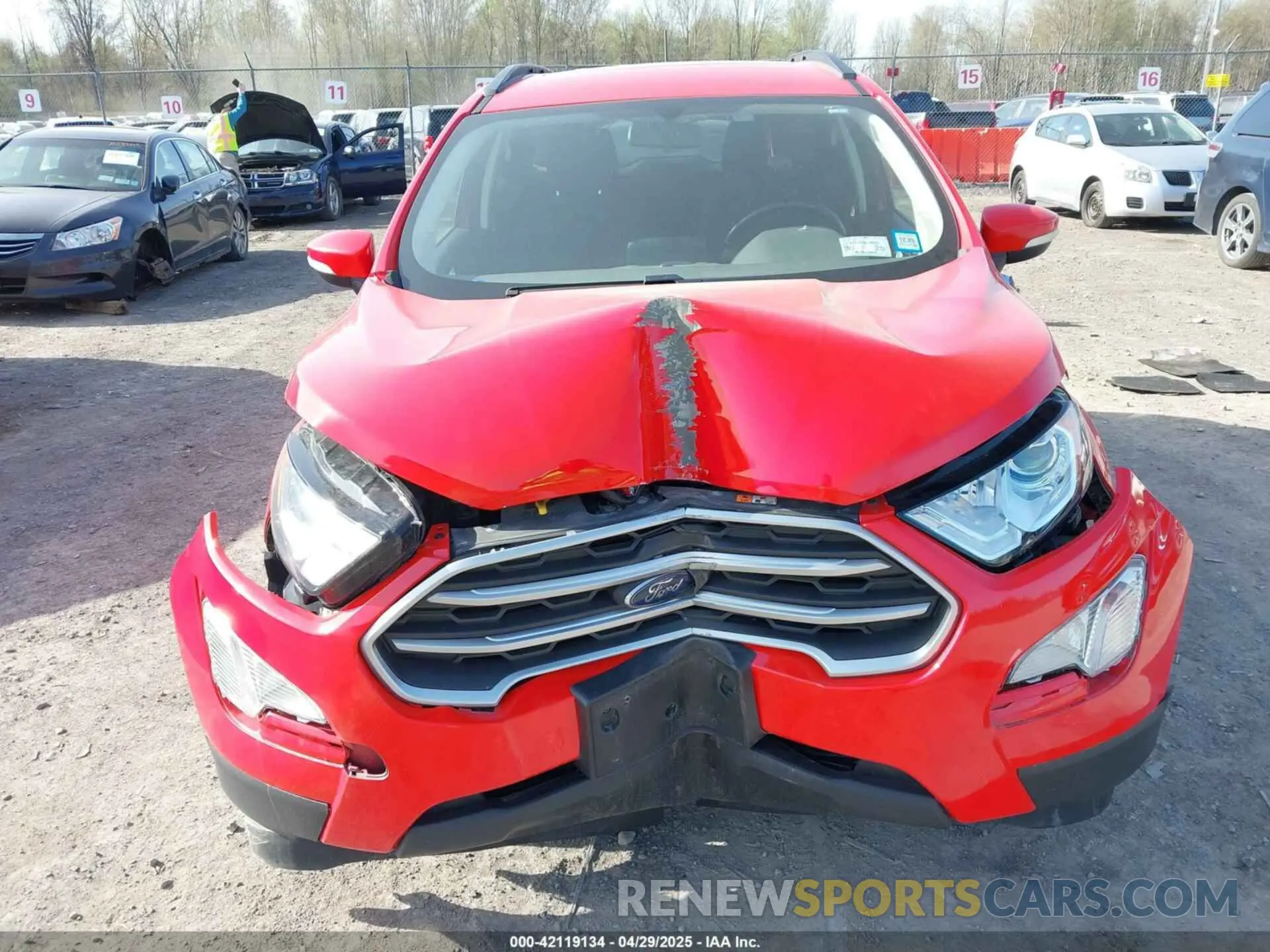 6 Photograph of a damaged car MAJ6S3GL9KC294995 FORD ECOSPORT 2019