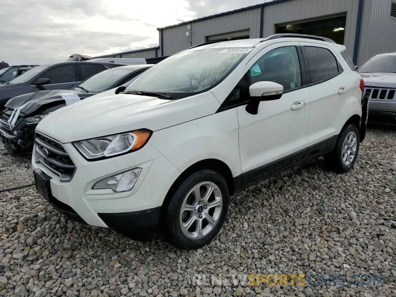 1 Photograph of a damaged car MAJ6S3GLXKC284394 FORD ECOSPORT 2019
