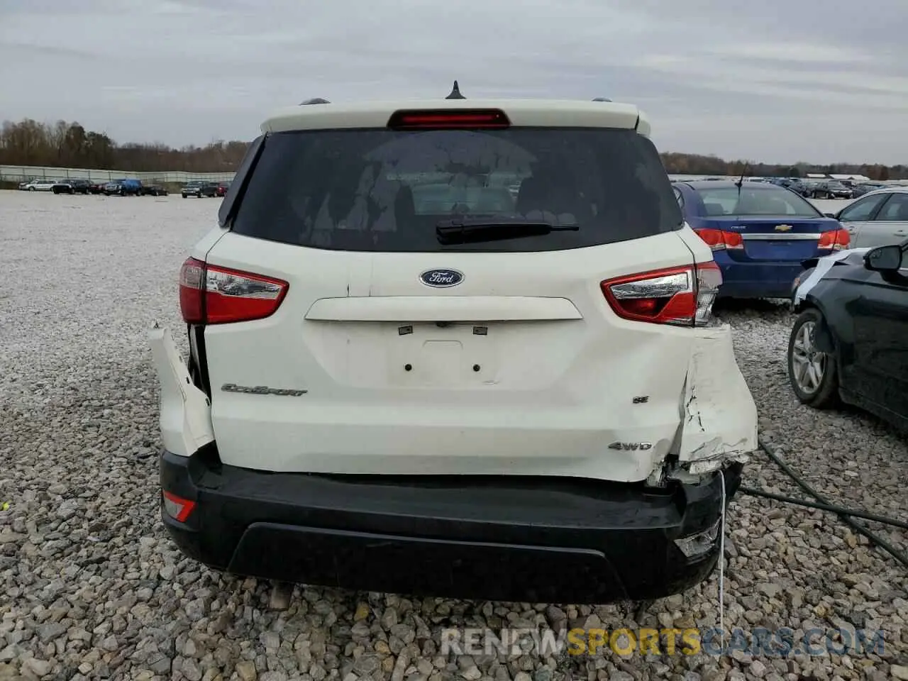 6 Photograph of a damaged car MAJ6S3GLXKC284394 FORD ECOSPORT 2019