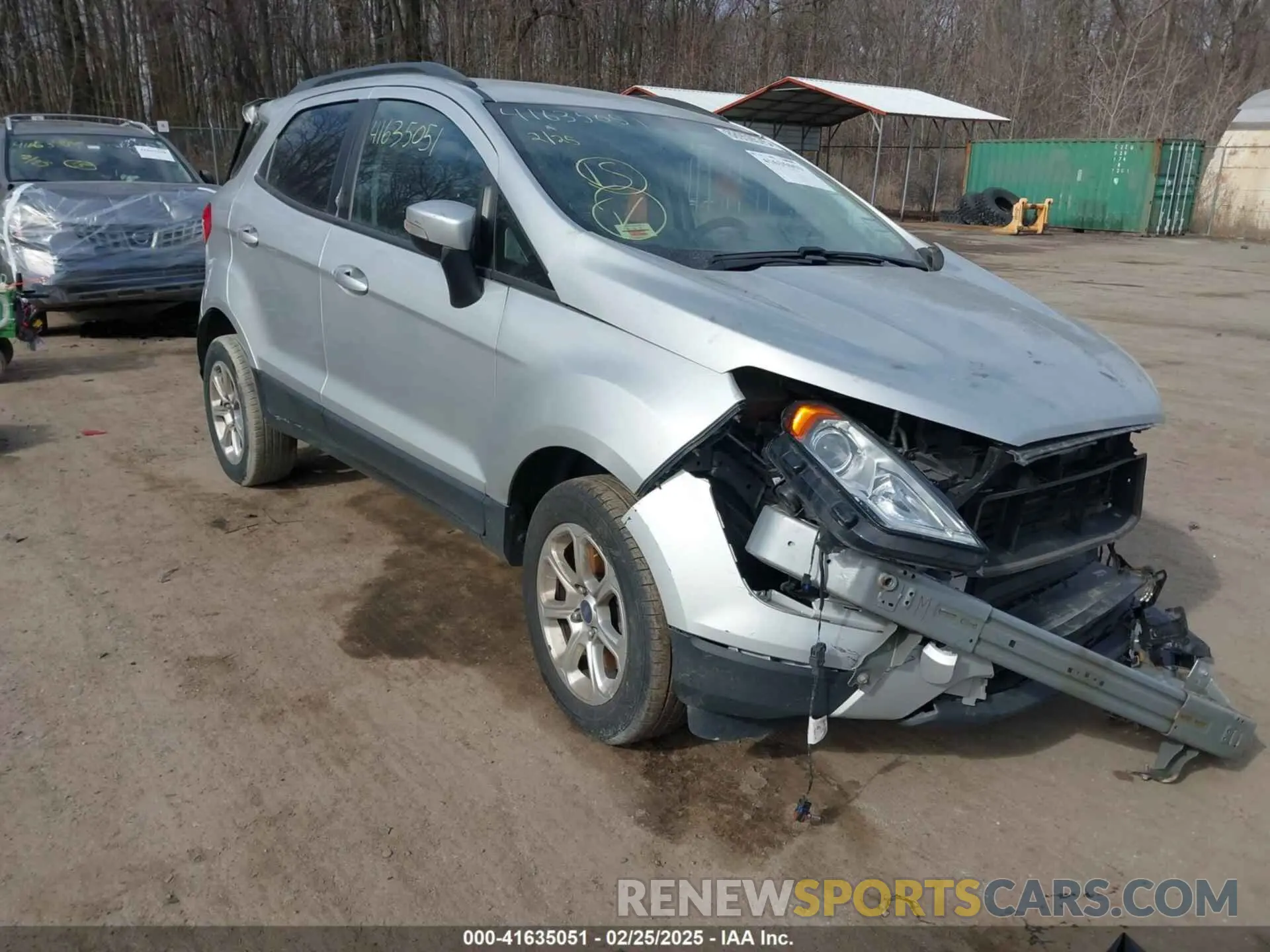 1 Photograph of a damaged car MAJ6S3GLXKC287084 FORD ECOSPORT 2019