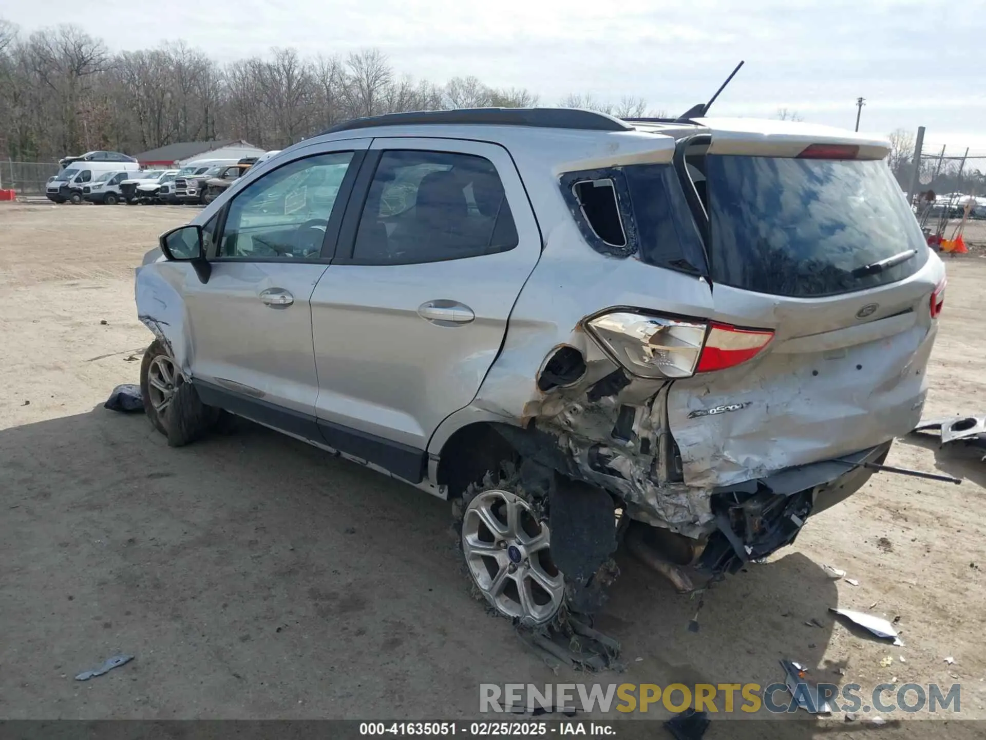 3 Photograph of a damaged car MAJ6S3GLXKC287084 FORD ECOSPORT 2019