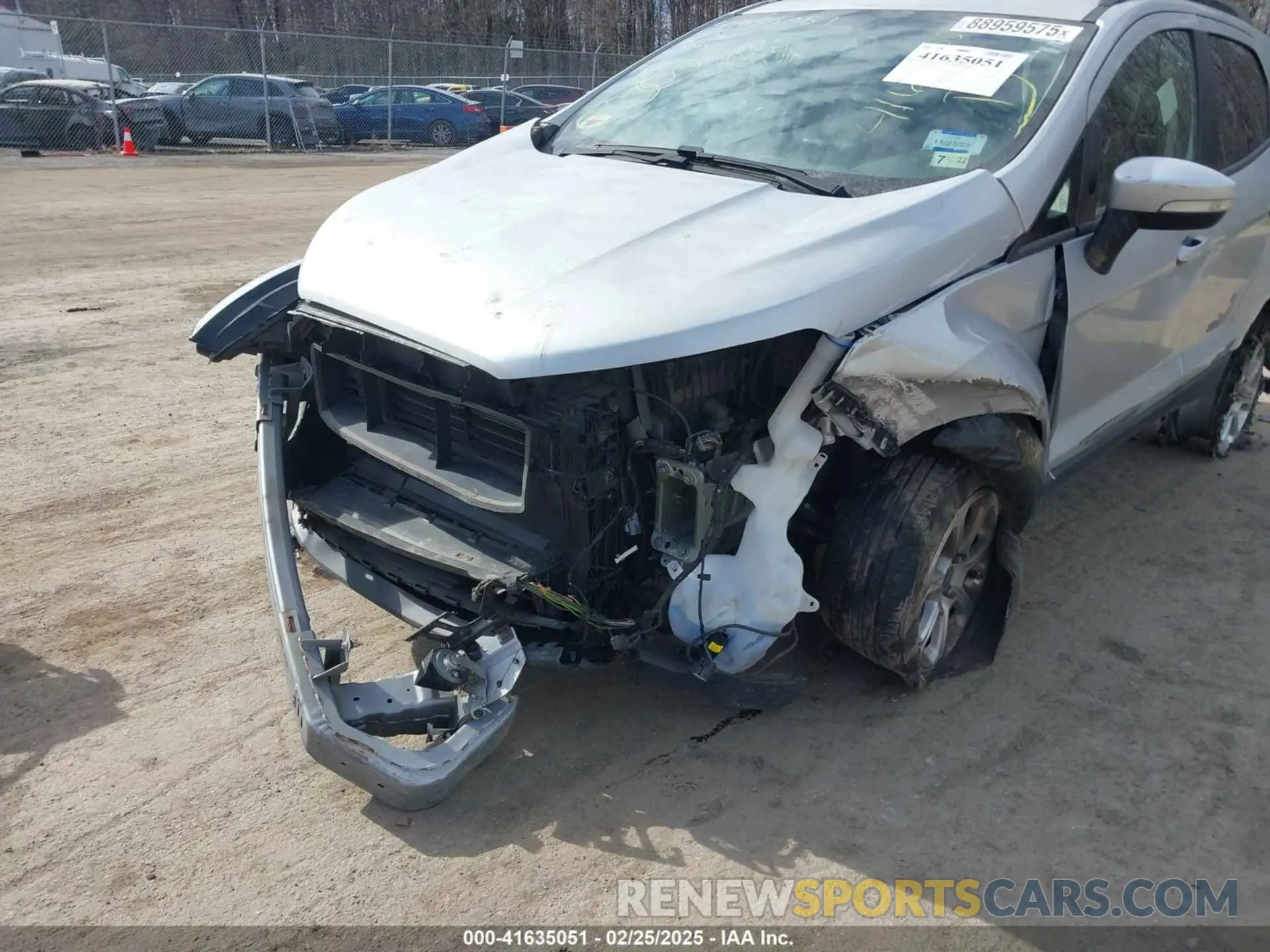 6 Photograph of a damaged car MAJ6S3GLXKC287084 FORD ECOSPORT 2019
