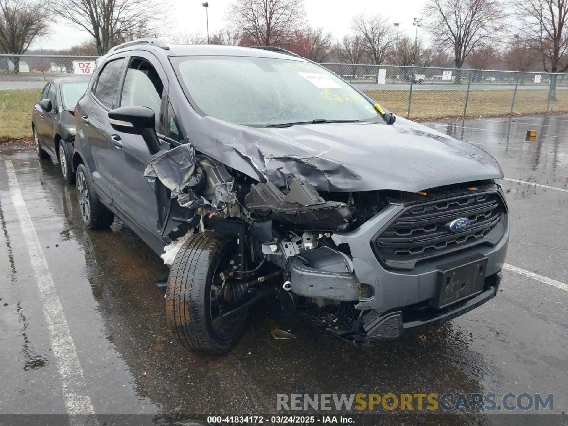 1 Photograph of a damaged car MAJ6S3JL2KC254718 FORD ECOSPORT 2019