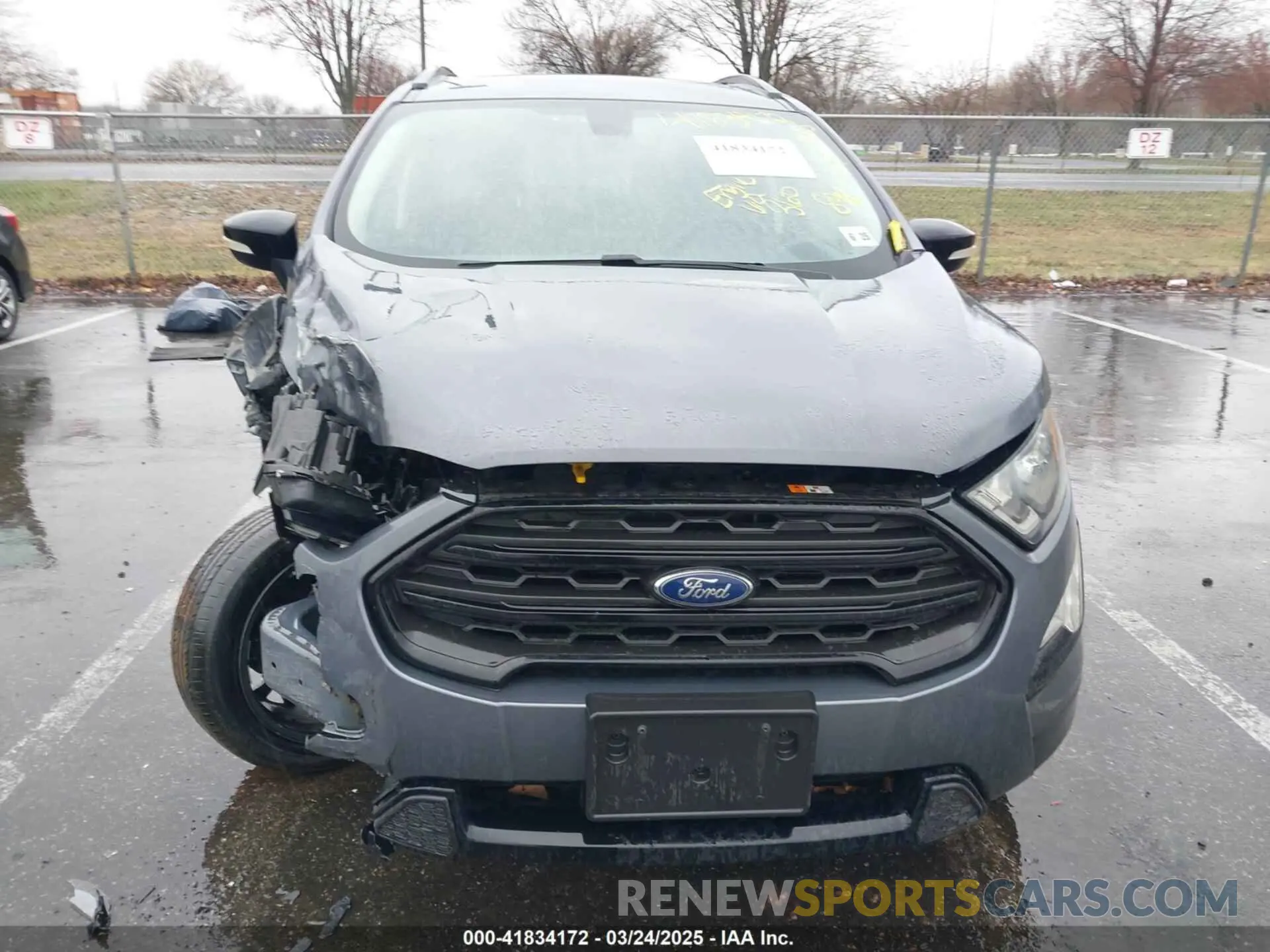 12 Photograph of a damaged car MAJ6S3JL2KC254718 FORD ECOSPORT 2019