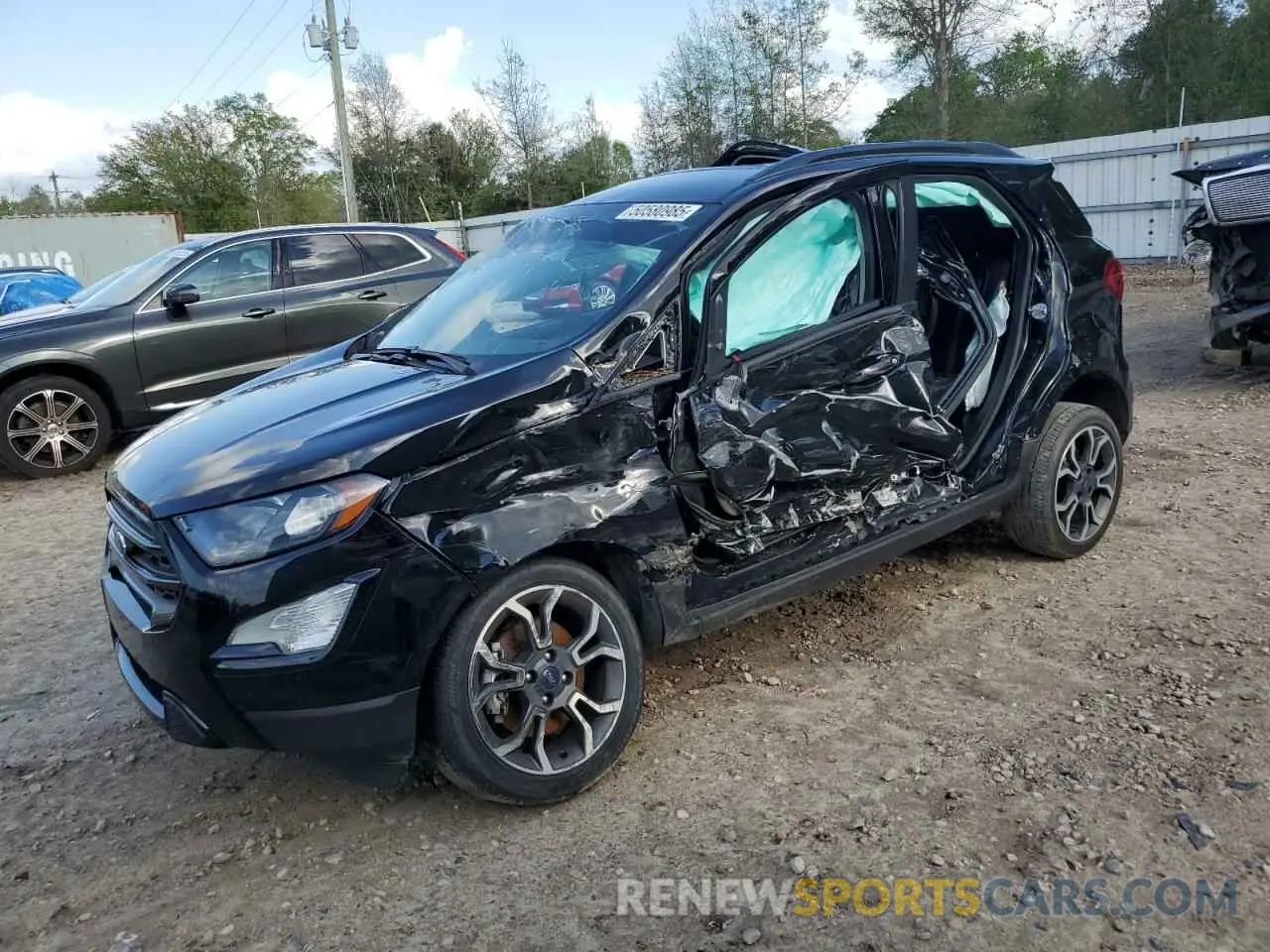 1 Photograph of a damaged car MAJ6S3JL3KC305143 FORD ECOSPORT 2019