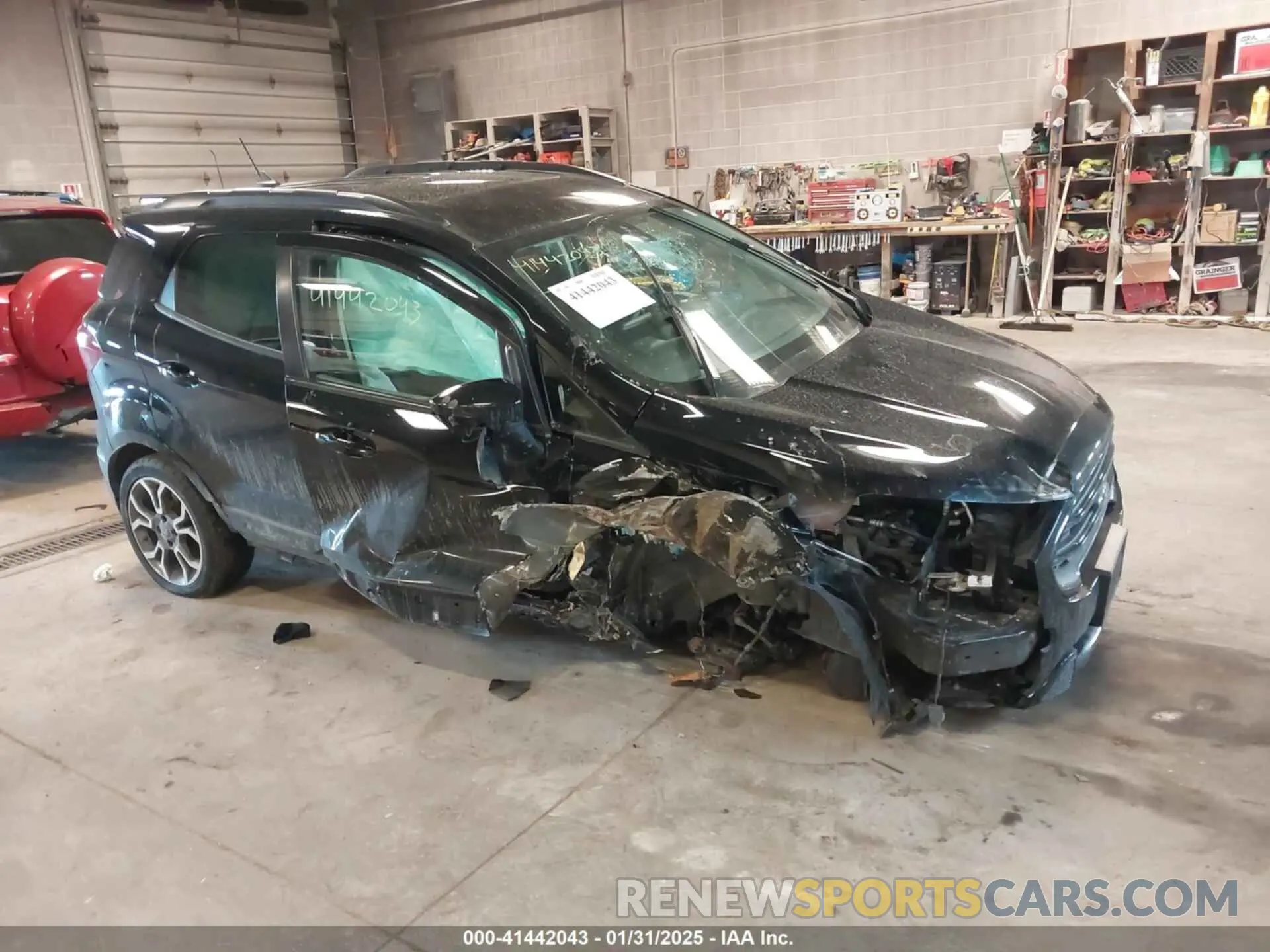 1 Photograph of a damaged car MAJ6S3JL6KC296079 FORD ECOSPORT 2019