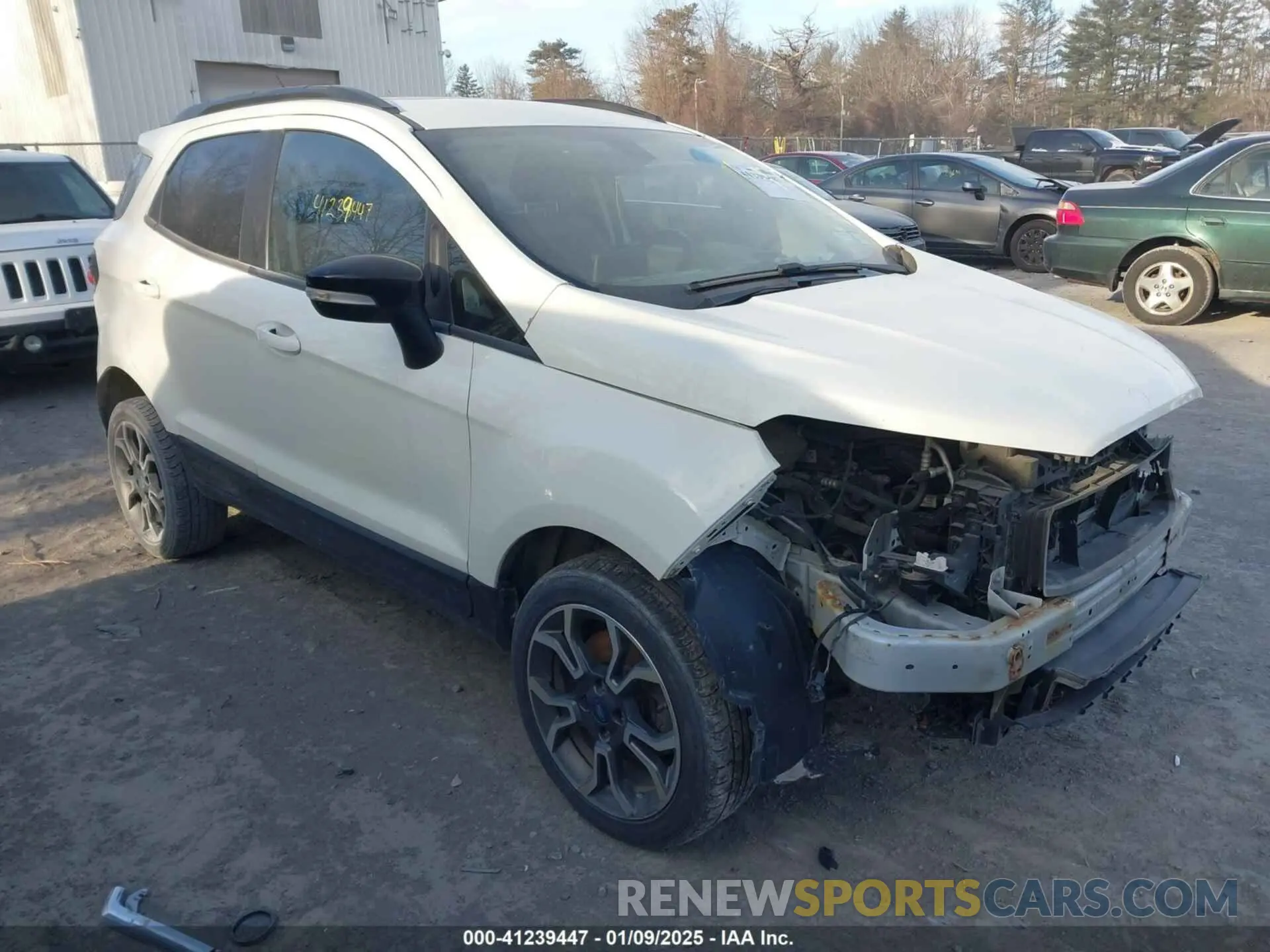 1 Photograph of a damaged car MAJ6S3JL7KC280909 FORD ECOSPORT 2019