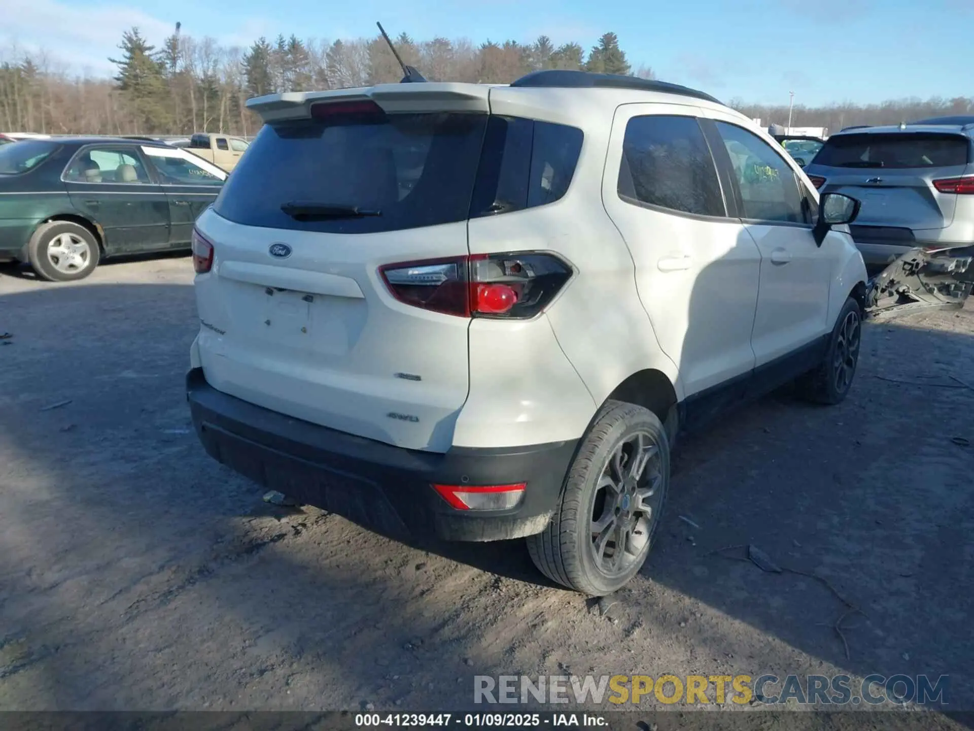 4 Photograph of a damaged car MAJ6S3JL7KC280909 FORD ECOSPORT 2019