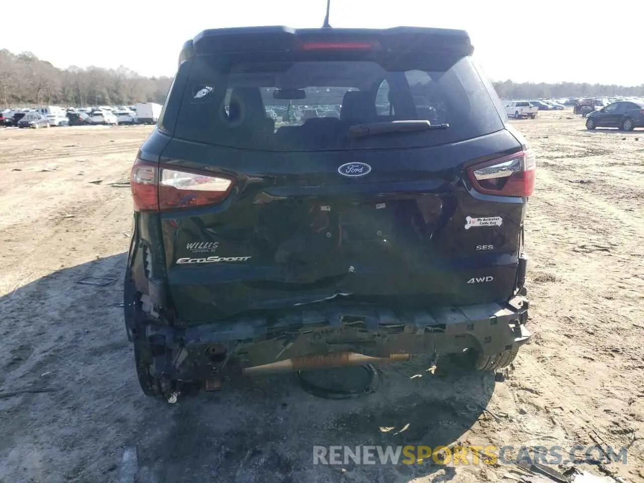 6 Photograph of a damaged car MAJ6S3JLXKC252599 FORD ECOSPORT 2019