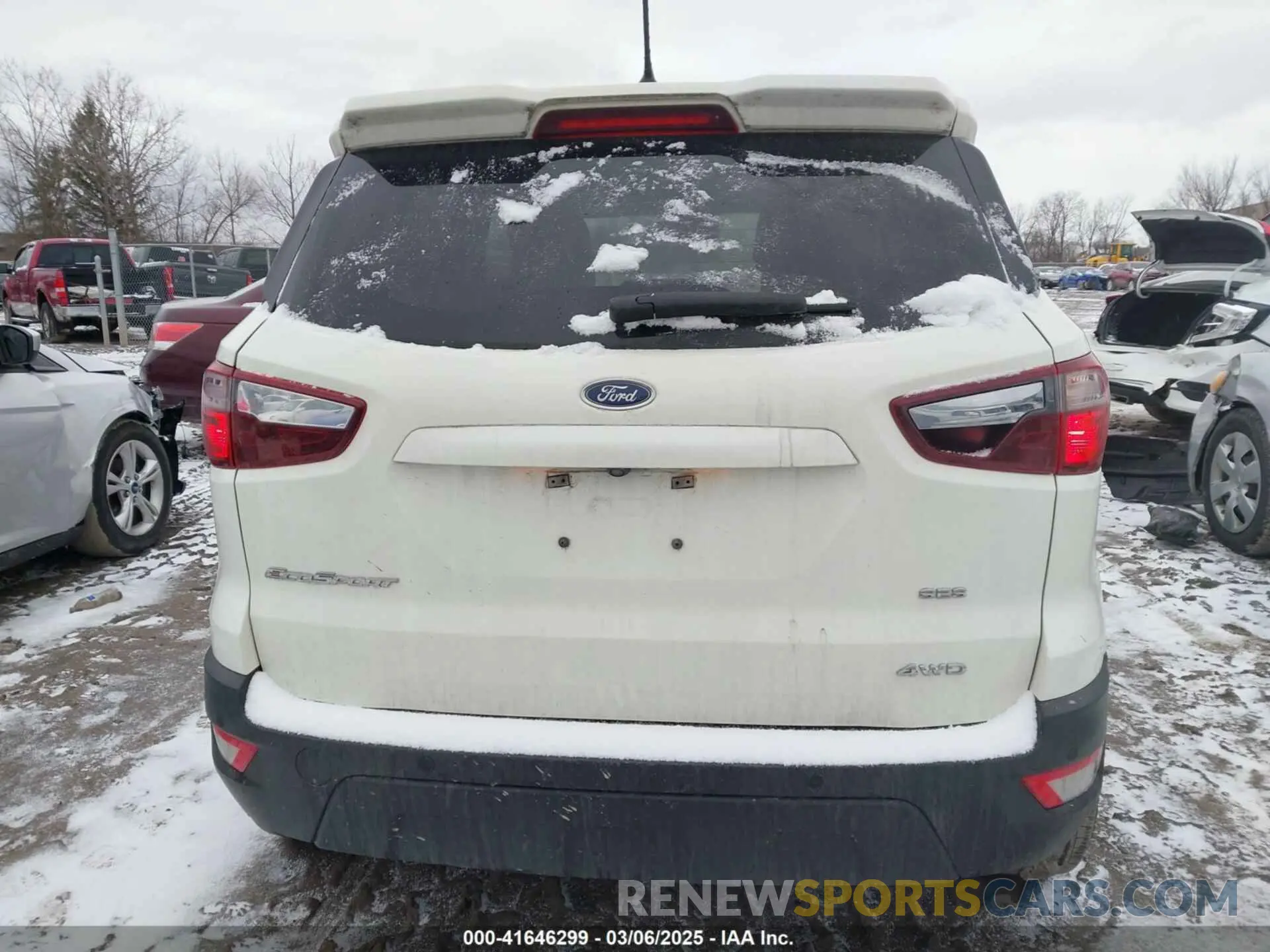 17 Photograph of a damaged car MAJ6S3JLXKC294139 FORD ECOSPORT 2019