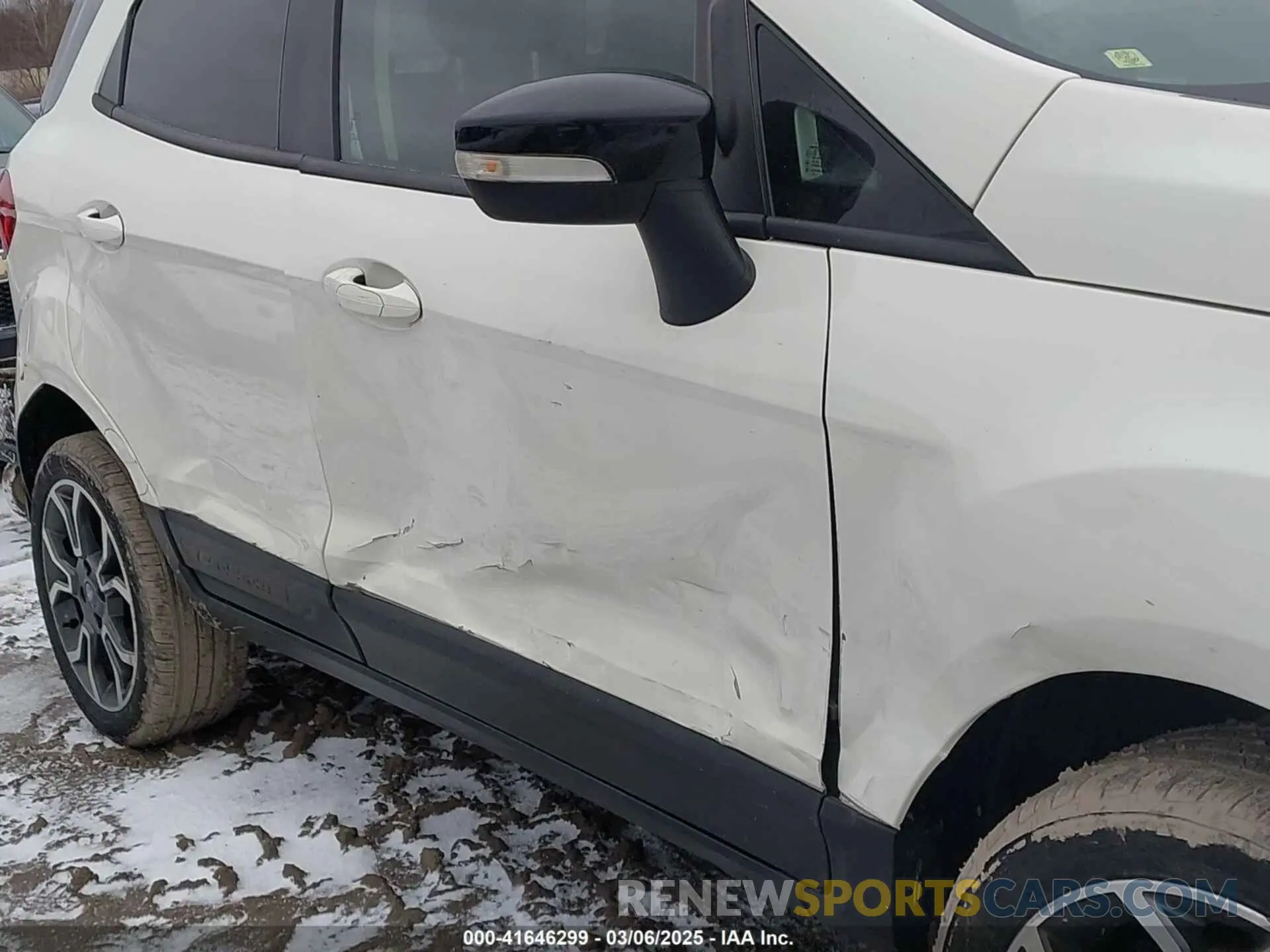 6 Photograph of a damaged car MAJ6S3JLXKC294139 FORD ECOSPORT 2019