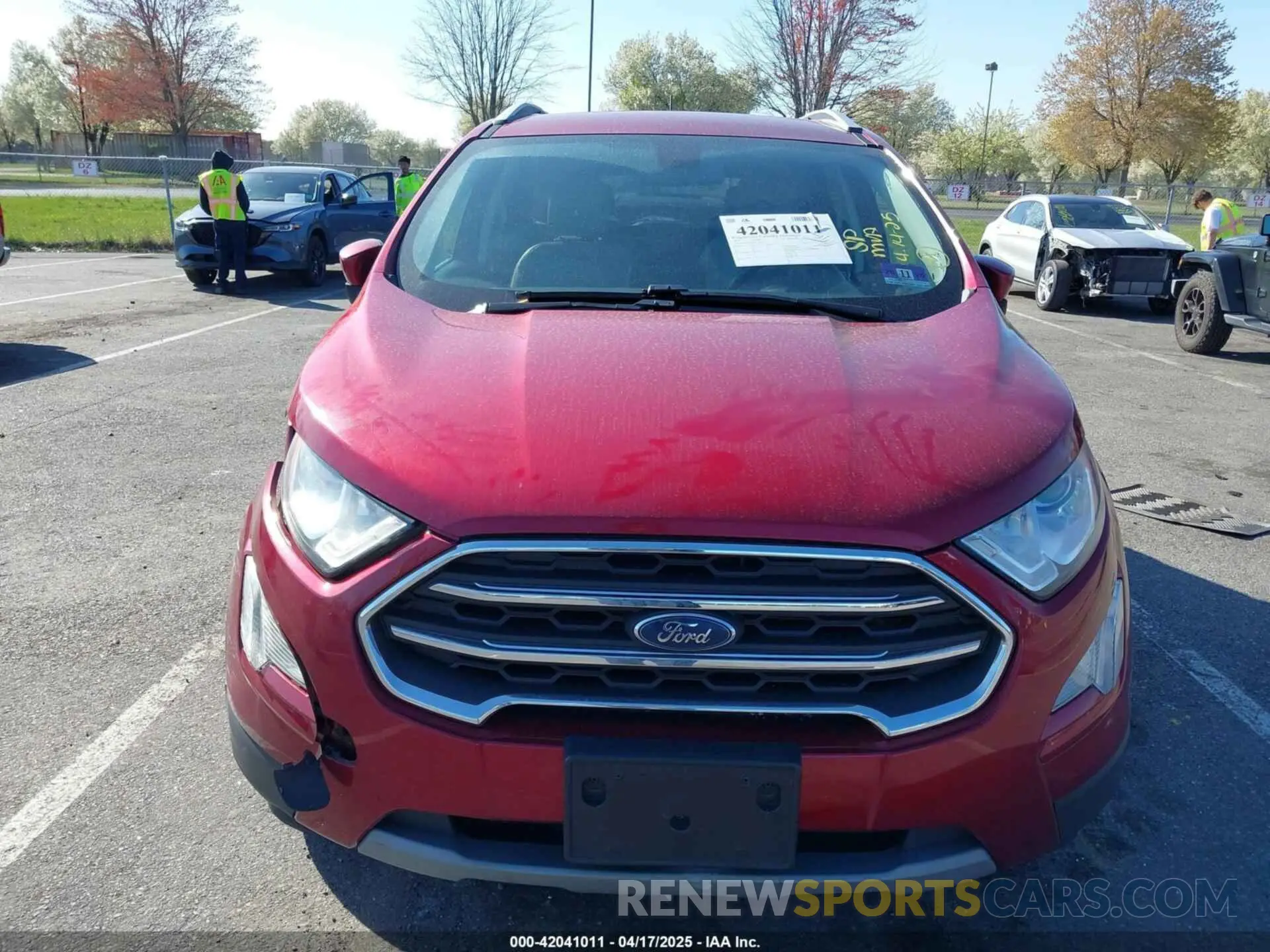 12 Photograph of a damaged car MAJ6S3KL0KC260421 FORD ECOSPORT 2019