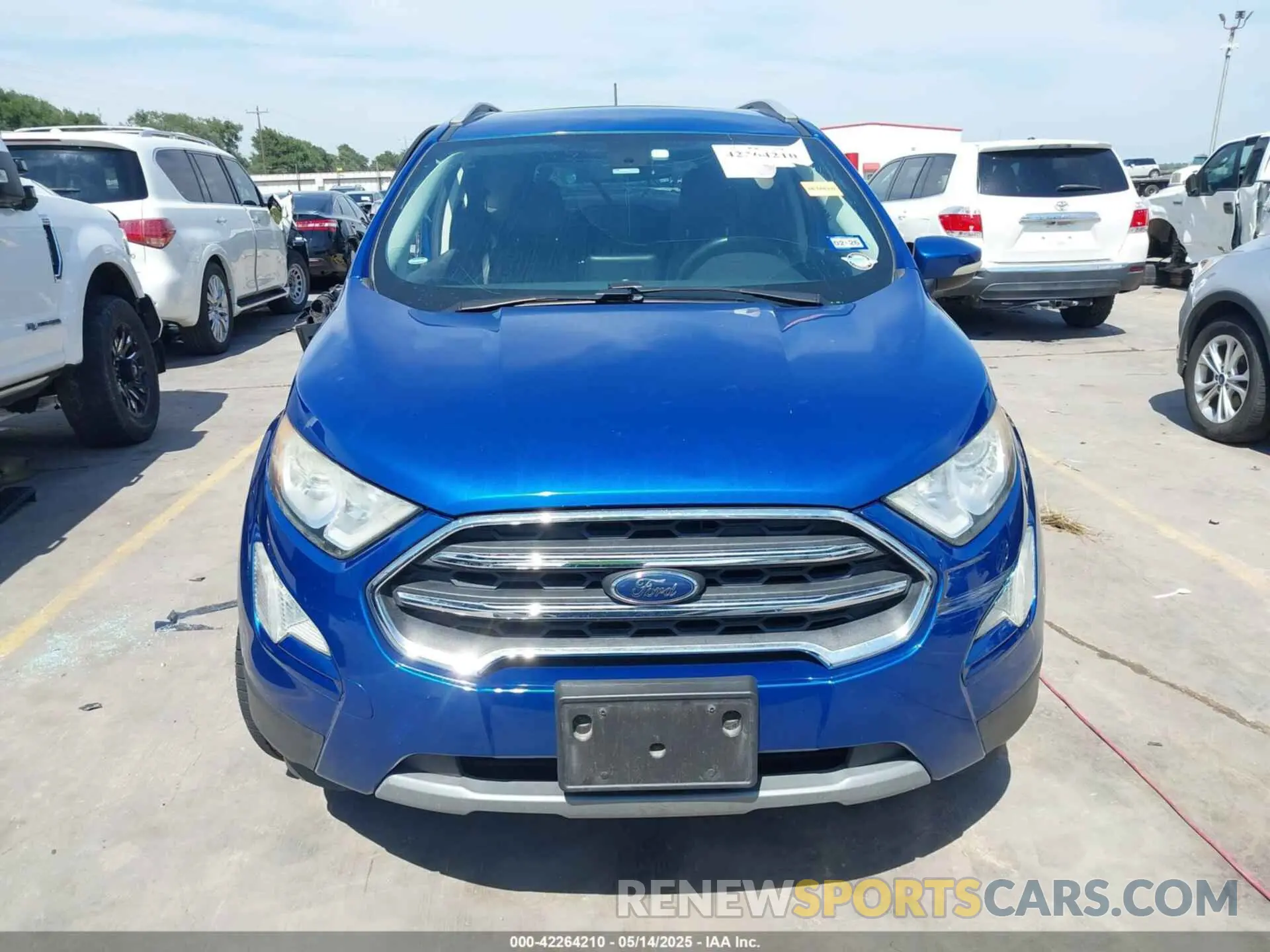13 Photograph of a damaged car MAJ6S3KL0KC260936 FORD ECOSPORT 2019