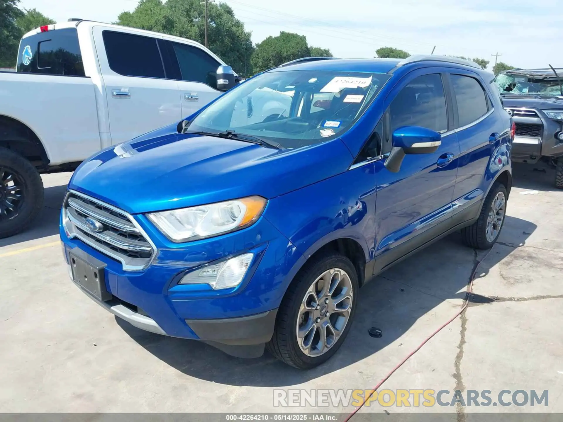 2 Photograph of a damaged car MAJ6S3KL0KC260936 FORD ECOSPORT 2019