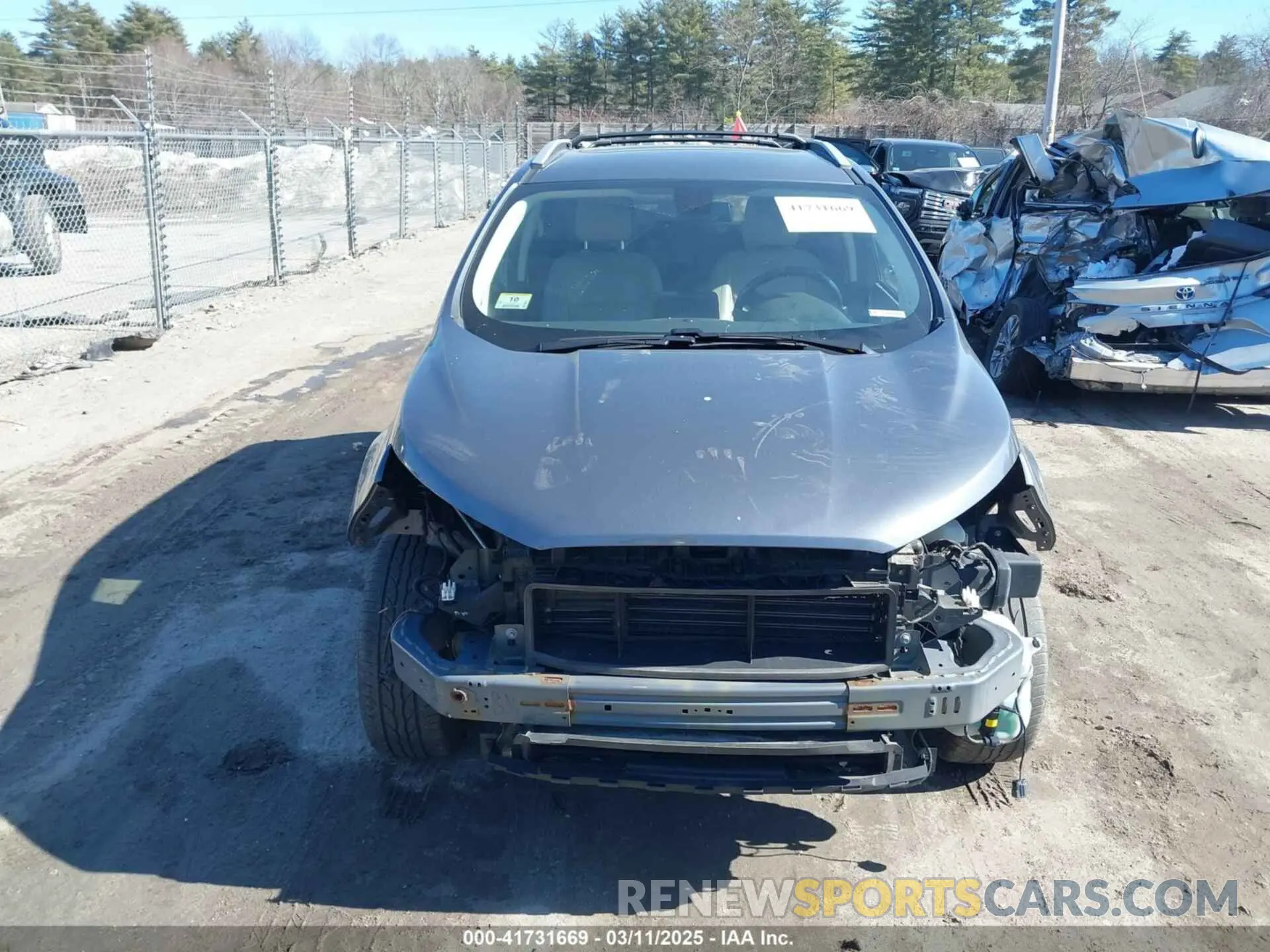 12 Photograph of a damaged car MAJ6S3KL0KC296626 FORD ECOSPORT 2019