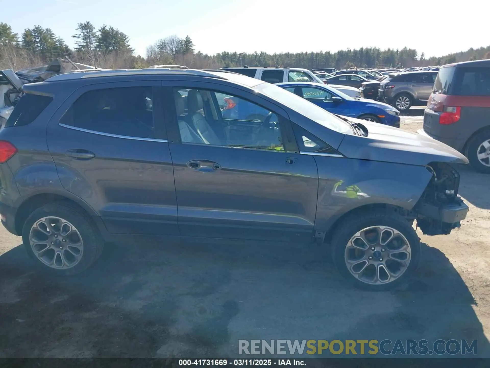13 Photograph of a damaged car MAJ6S3KL0KC296626 FORD ECOSPORT 2019