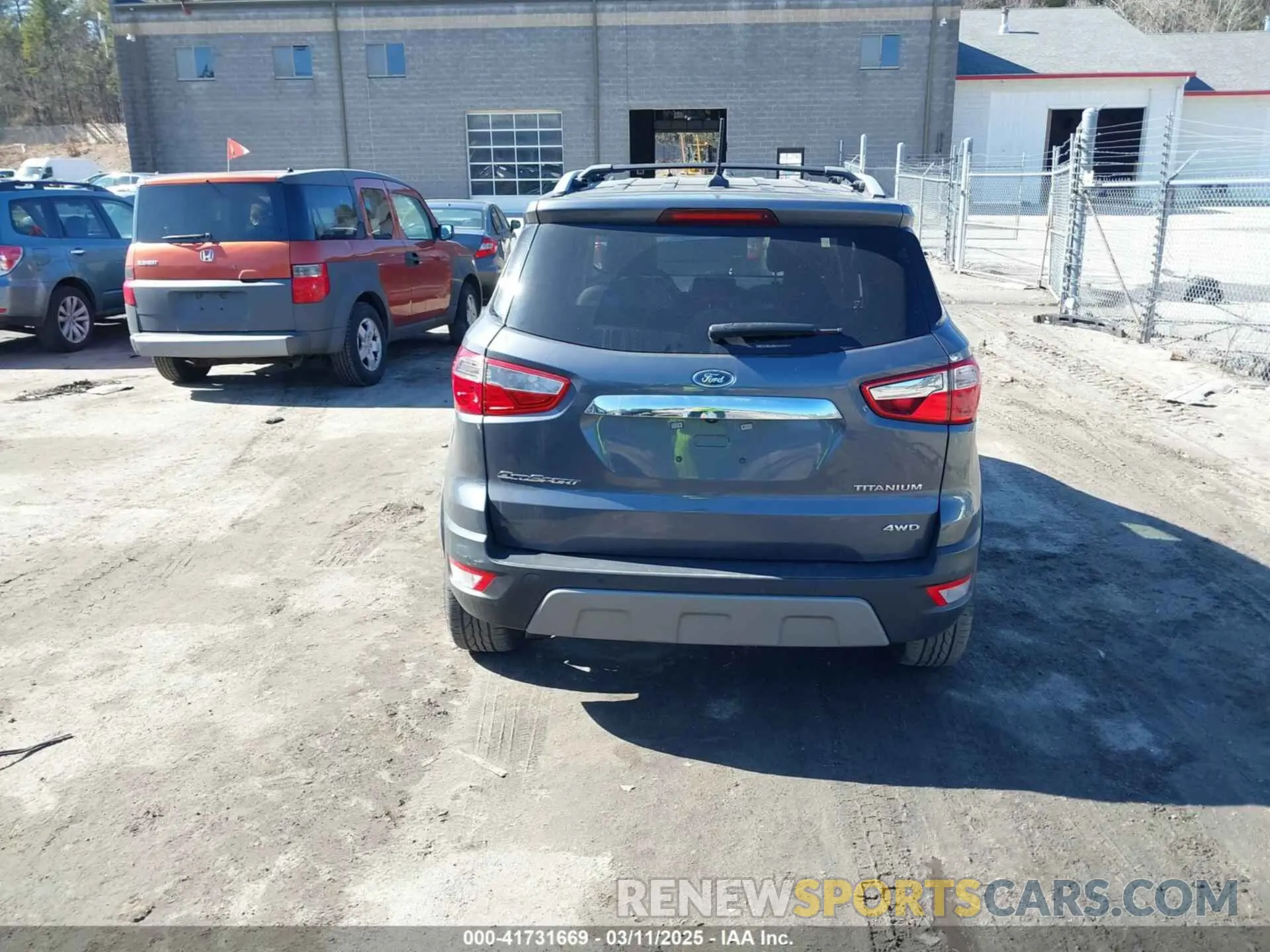 16 Photograph of a damaged car MAJ6S3KL0KC296626 FORD ECOSPORT 2019