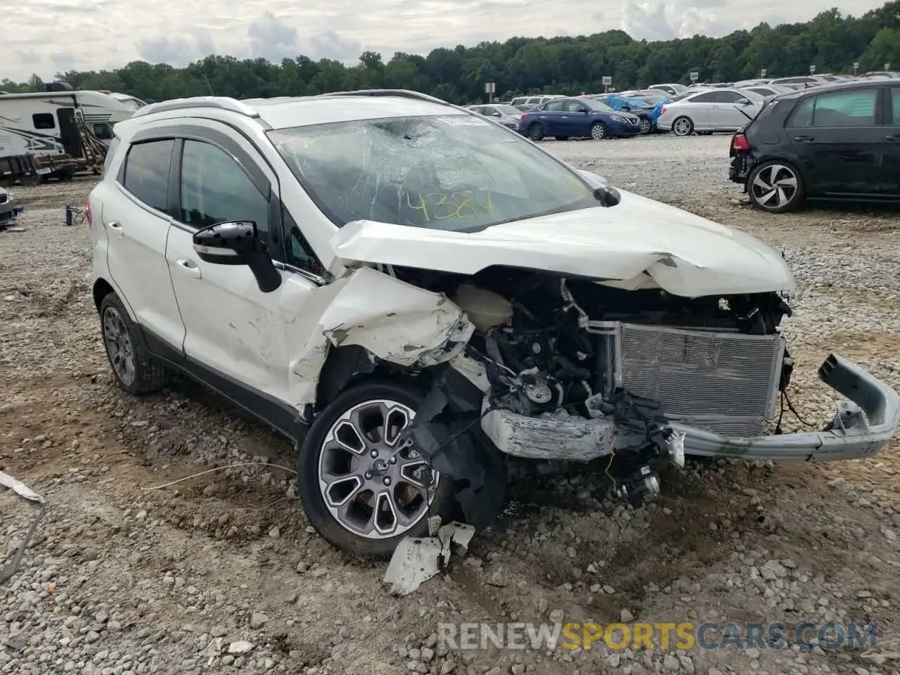 1 Photograph of a damaged car MAJ6S3KL1KC254384 FORD ECOSPORT 2019