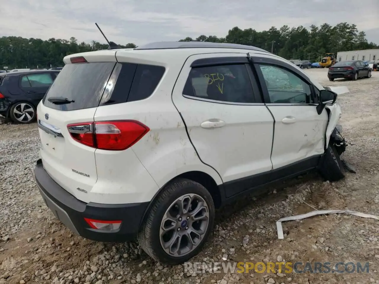4 Photograph of a damaged car MAJ6S3KL1KC254384 FORD ECOSPORT 2019