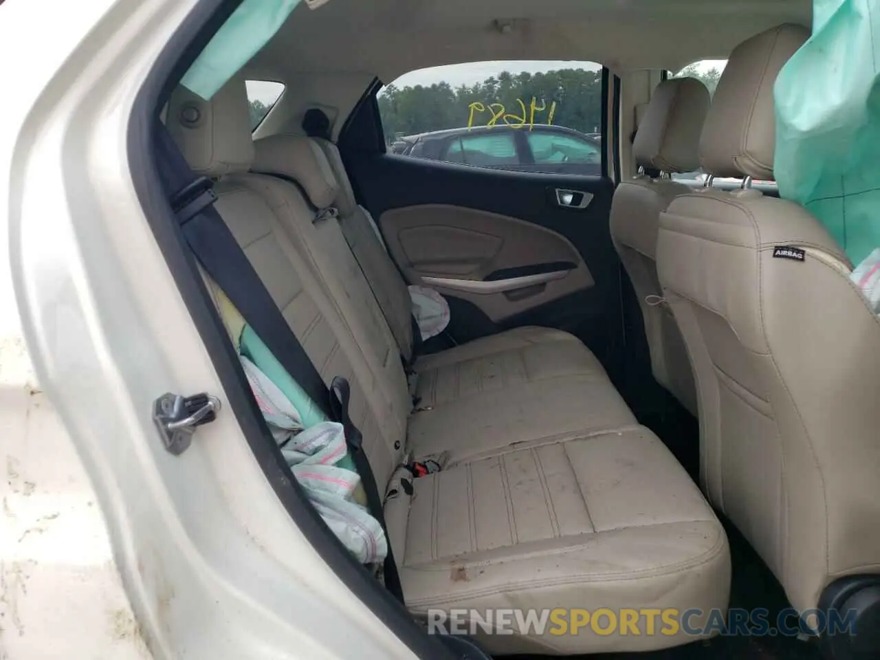 6 Photograph of a damaged car MAJ6S3KL1KC254384 FORD ECOSPORT 2019