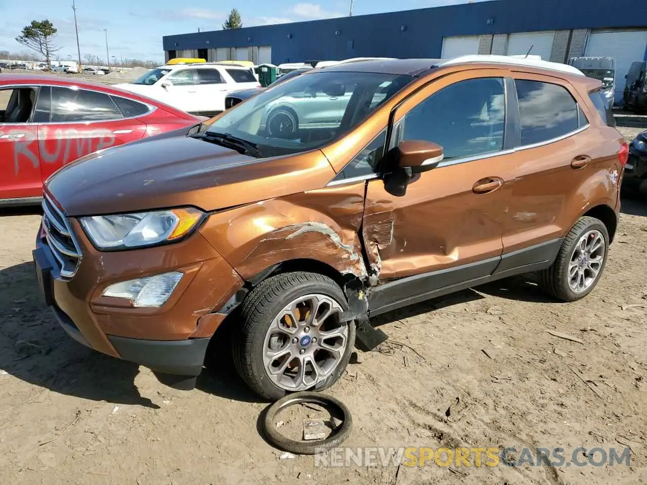 1 Photograph of a damaged car MAJ6S3KL1KC260296 FORD ECOSPORT 2019