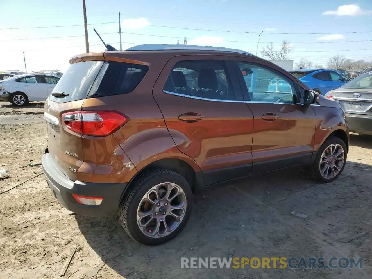 3 Photograph of a damaged car MAJ6S3KL1KC260296 FORD ECOSPORT 2019