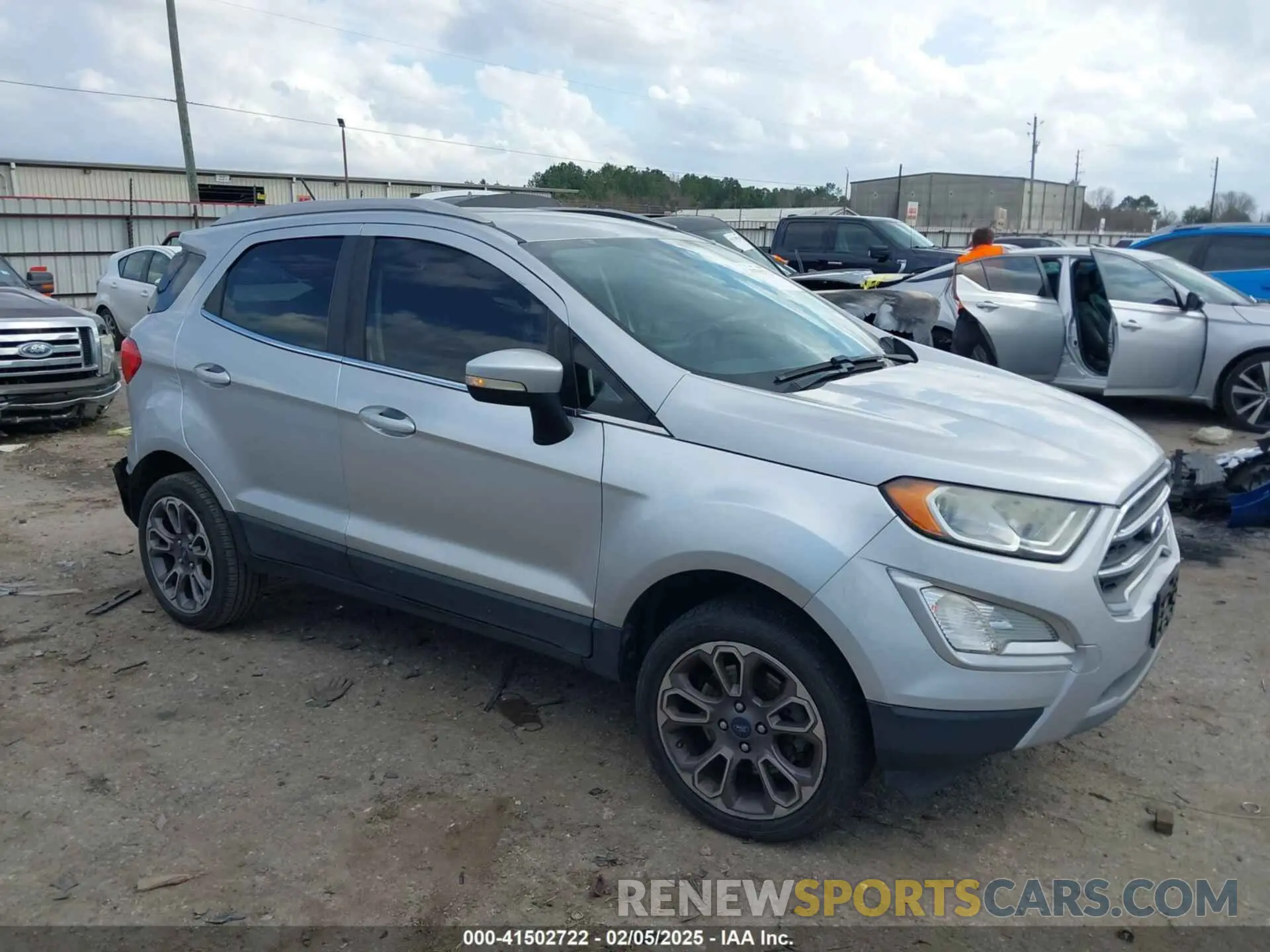 1 Photograph of a damaged car MAJ6S3KL1KC267698 FORD ECOSPORT 2019