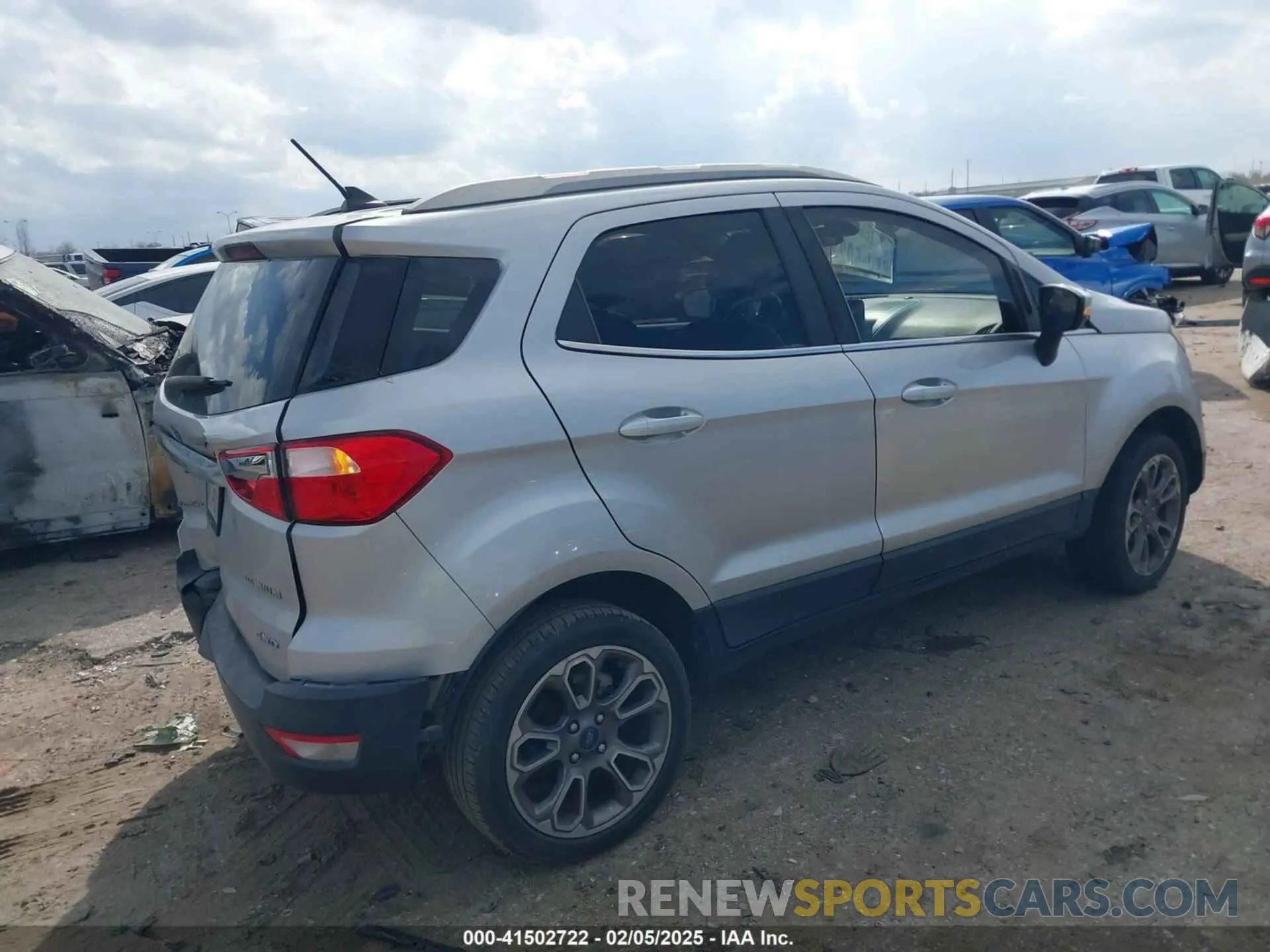 4 Photograph of a damaged car MAJ6S3KL1KC267698 FORD ECOSPORT 2019