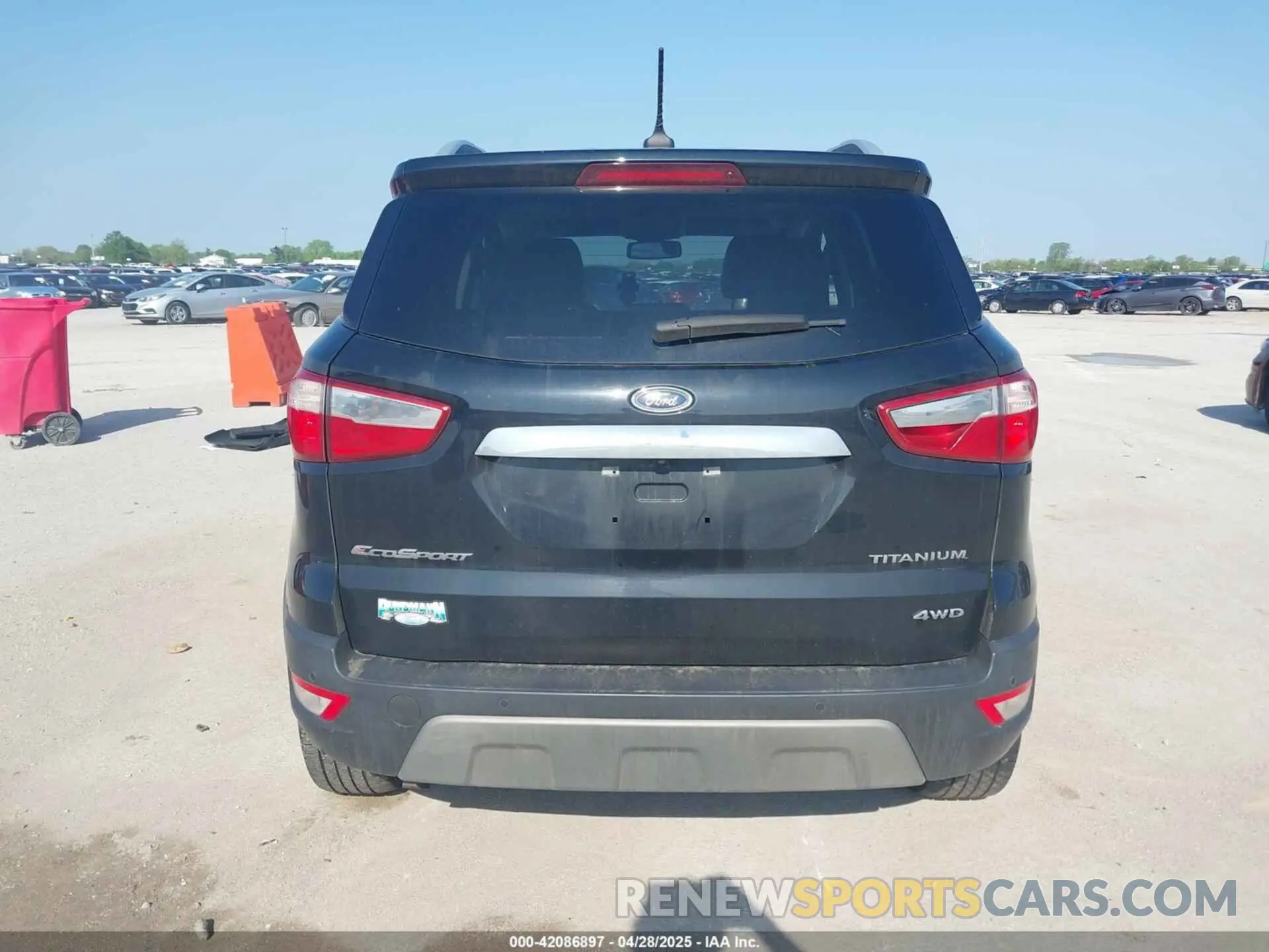 16 Photograph of a damaged car MAJ6S3KL1KC299406 FORD ECOSPORT 2019