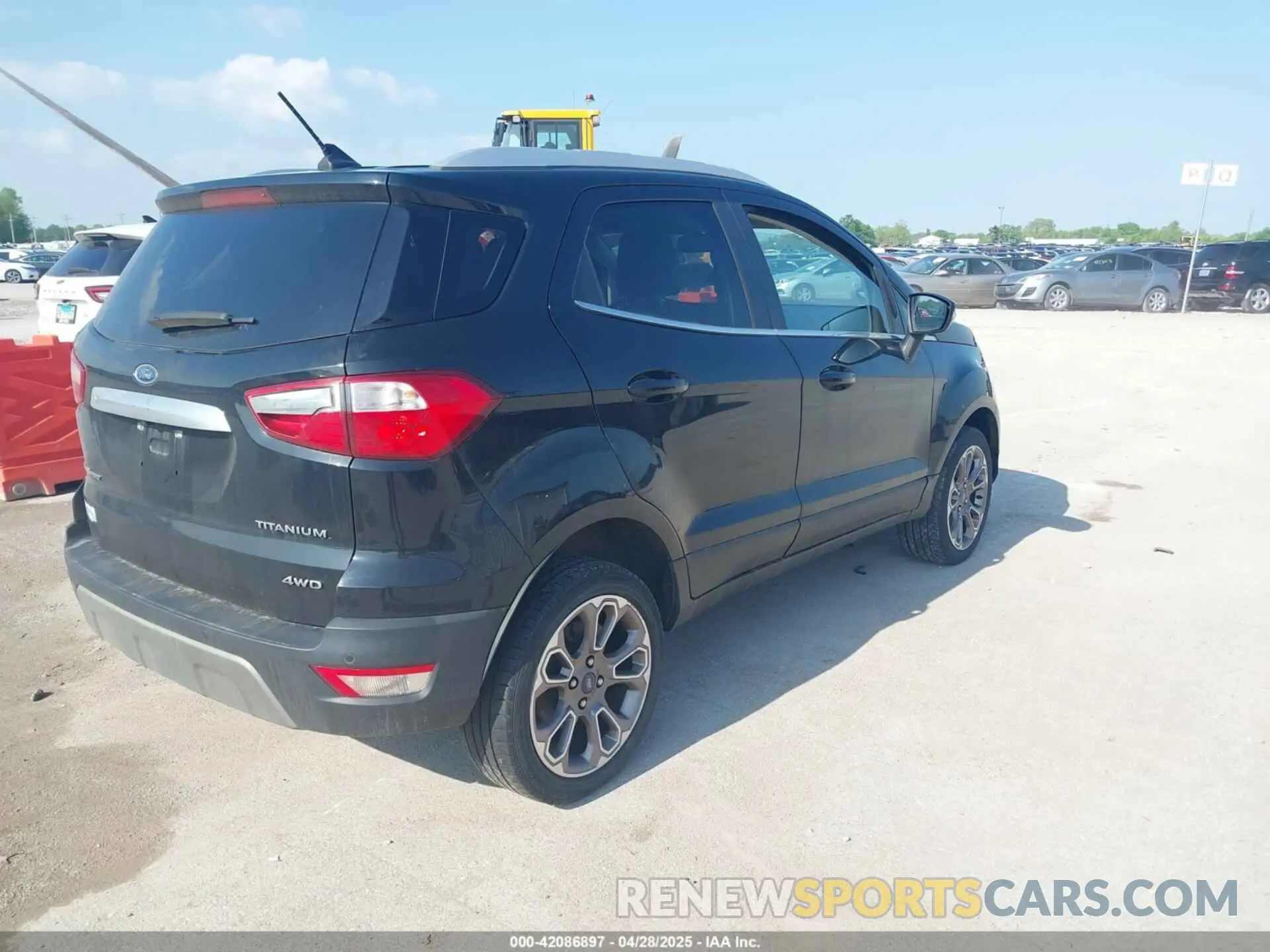 4 Photograph of a damaged car MAJ6S3KL1KC299406 FORD ECOSPORT 2019