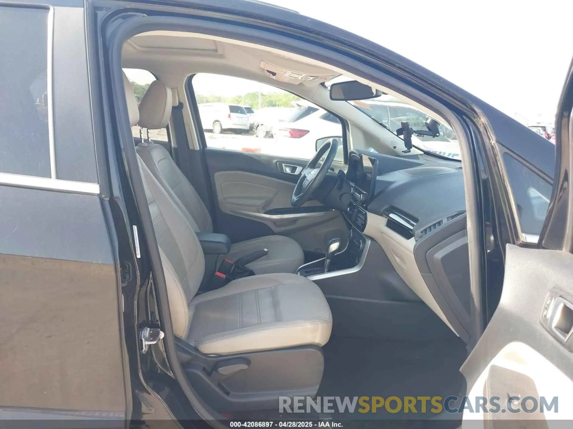 5 Photograph of a damaged car MAJ6S3KL1KC299406 FORD ECOSPORT 2019