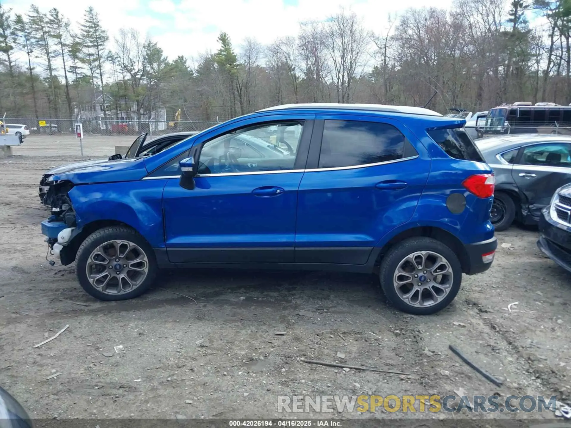14 Photograph of a damaged car MAJ6S3KL2KC293999 FORD ECOSPORT 2019